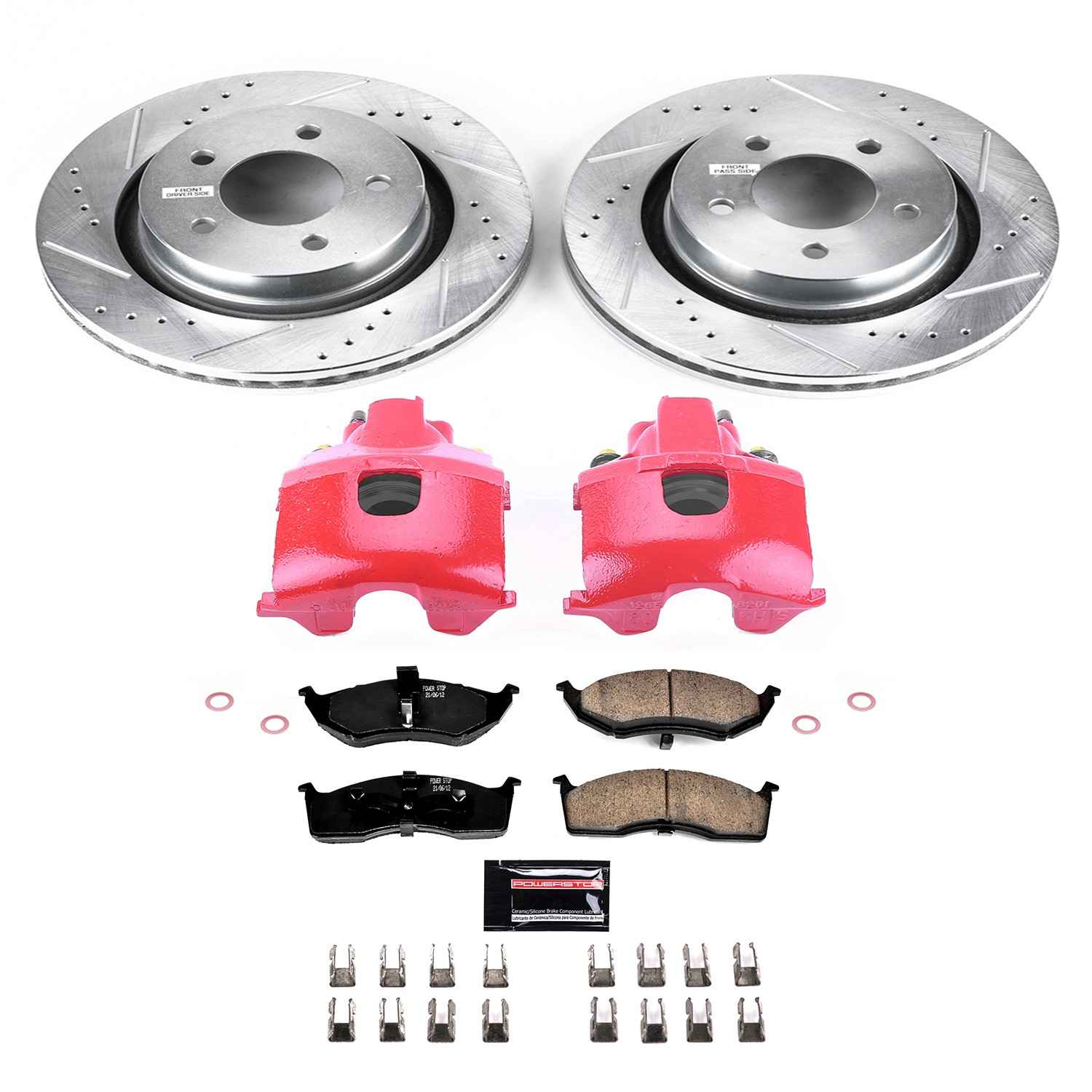 Power Stop 00-04 Chrysler Concorde Front Z23 Evolution Sport Brake Kit w/Calipers