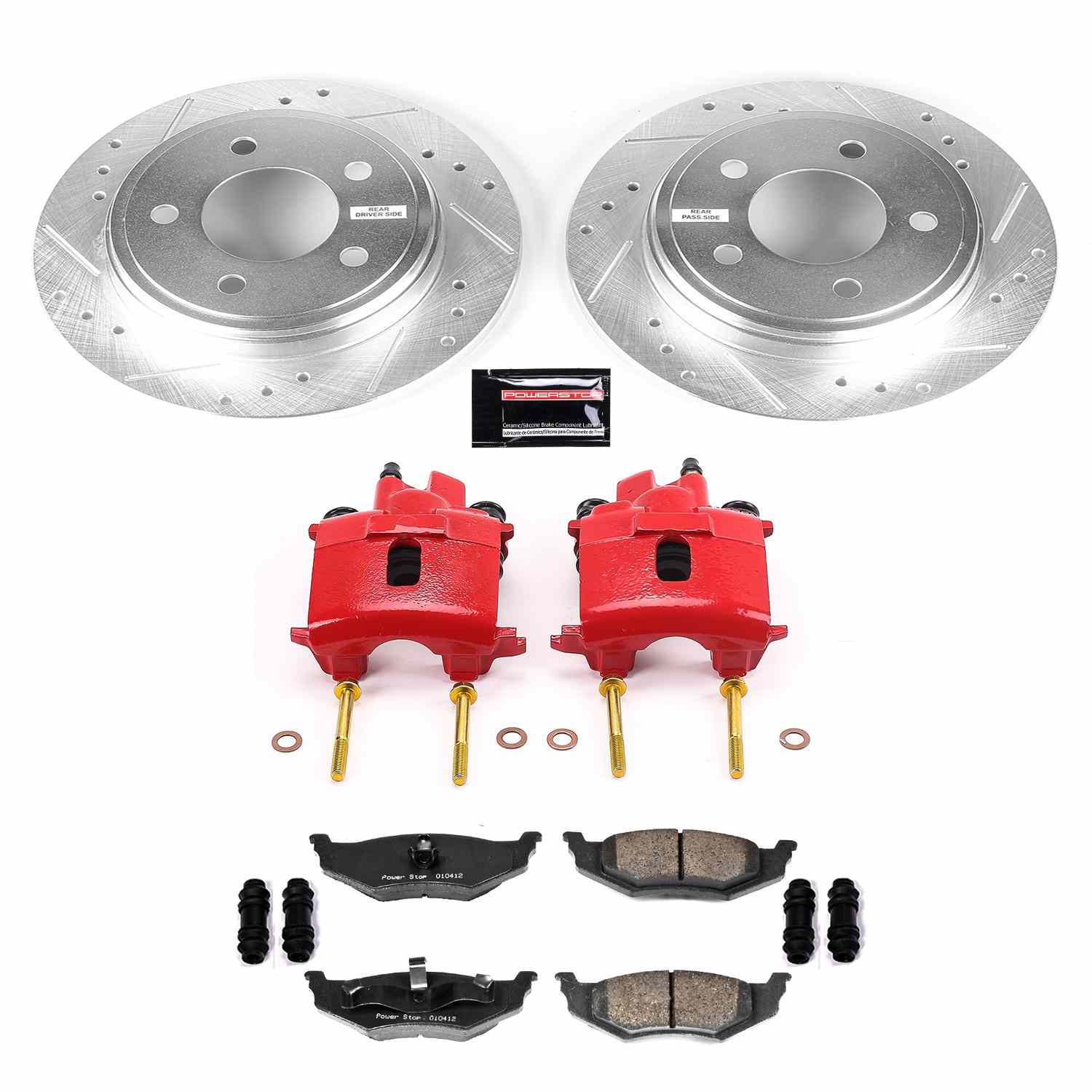 Power Stop 99-04 Chrysler 300M Rear Z23 Evolution Sport Brake Kit w/Calipers