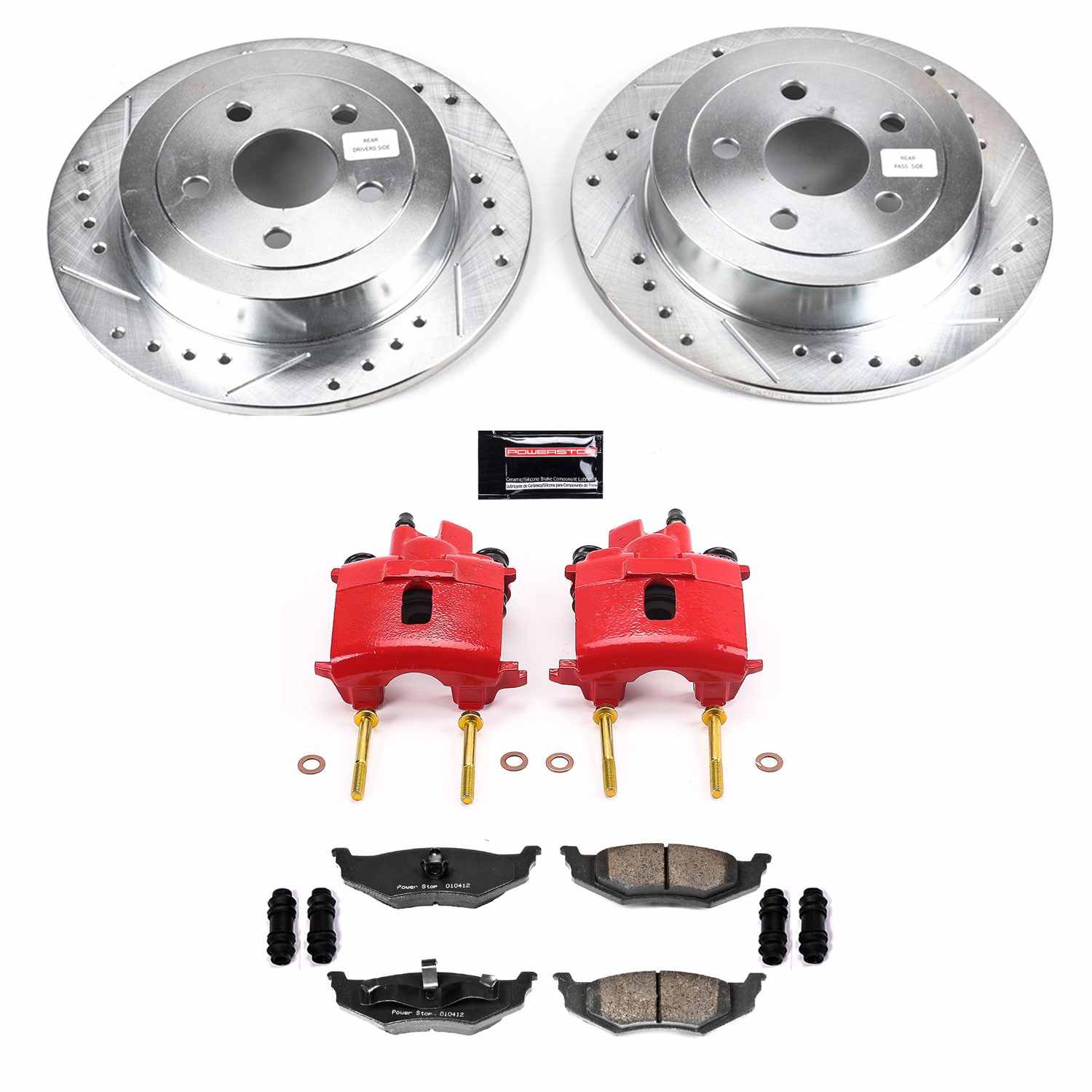 Power Stop 01-06 Chrysler Sebring Rear Z23 Evolution Sport Brake Kit w/Calipers