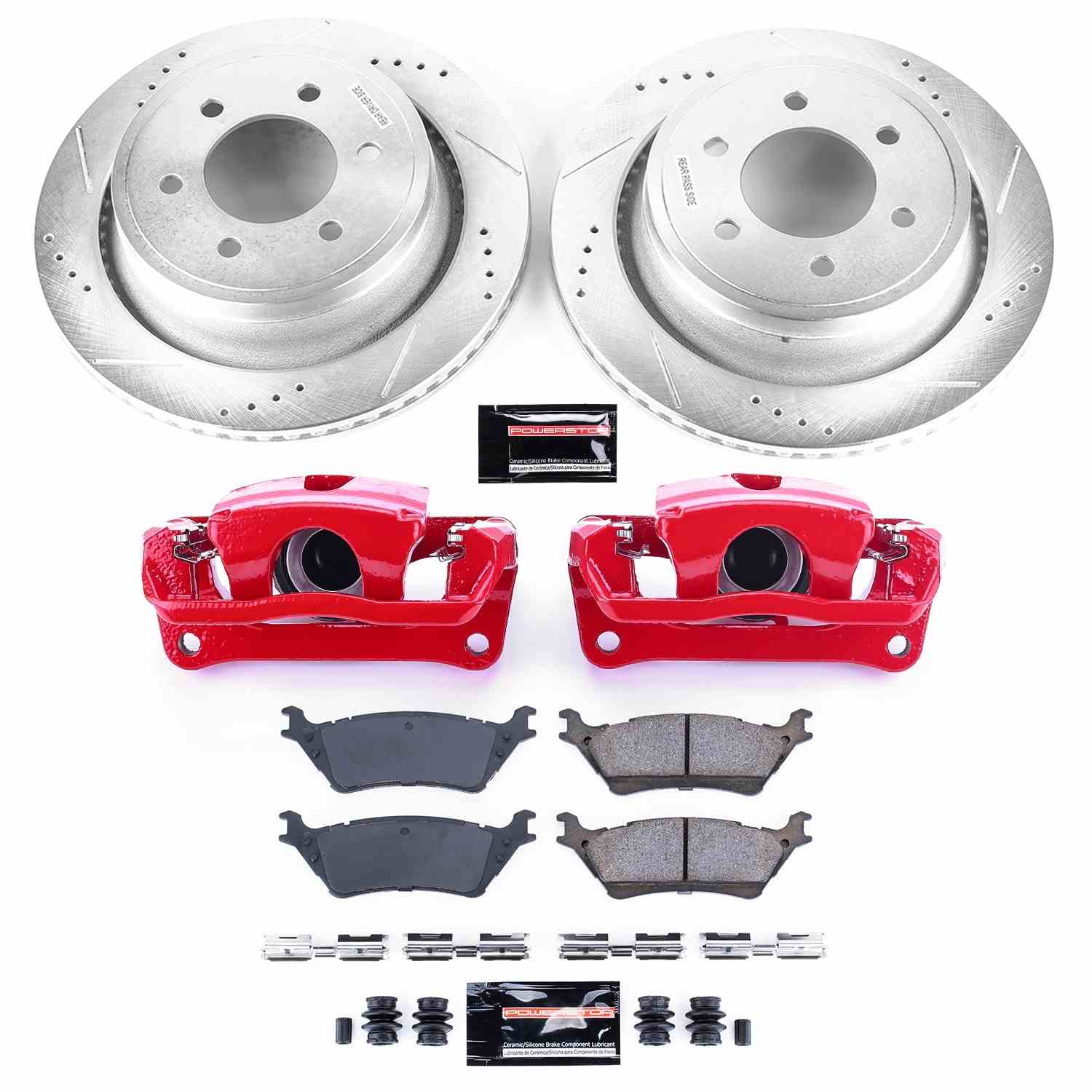 Power Stop 12-18 Ford F-150 Rear Z23 Evolution Sport Brake Kit w/Calipers