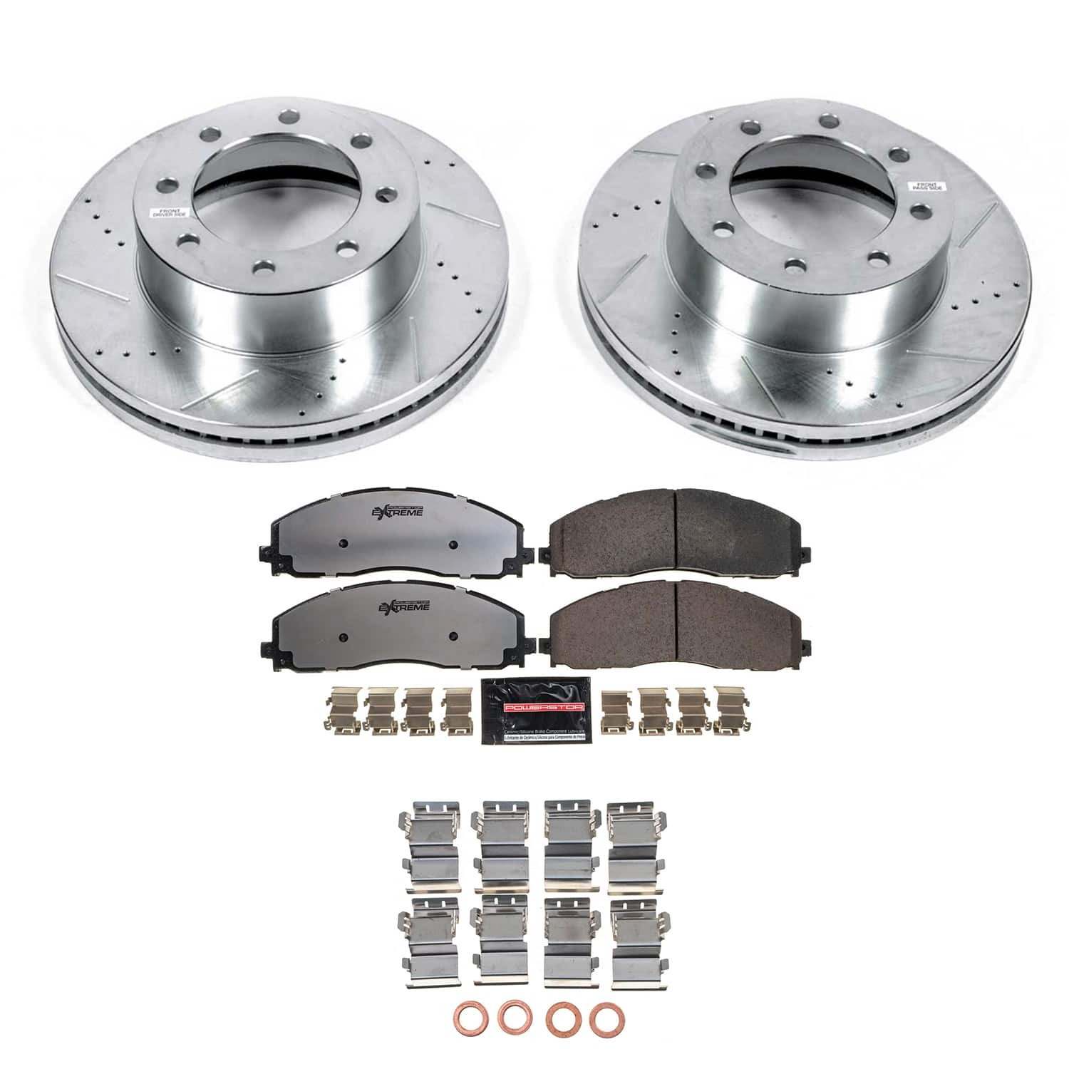 Power Stop 13-16 Ford F-450 Super Duty Front Z36 Truck & Tow Kit w/Calipers