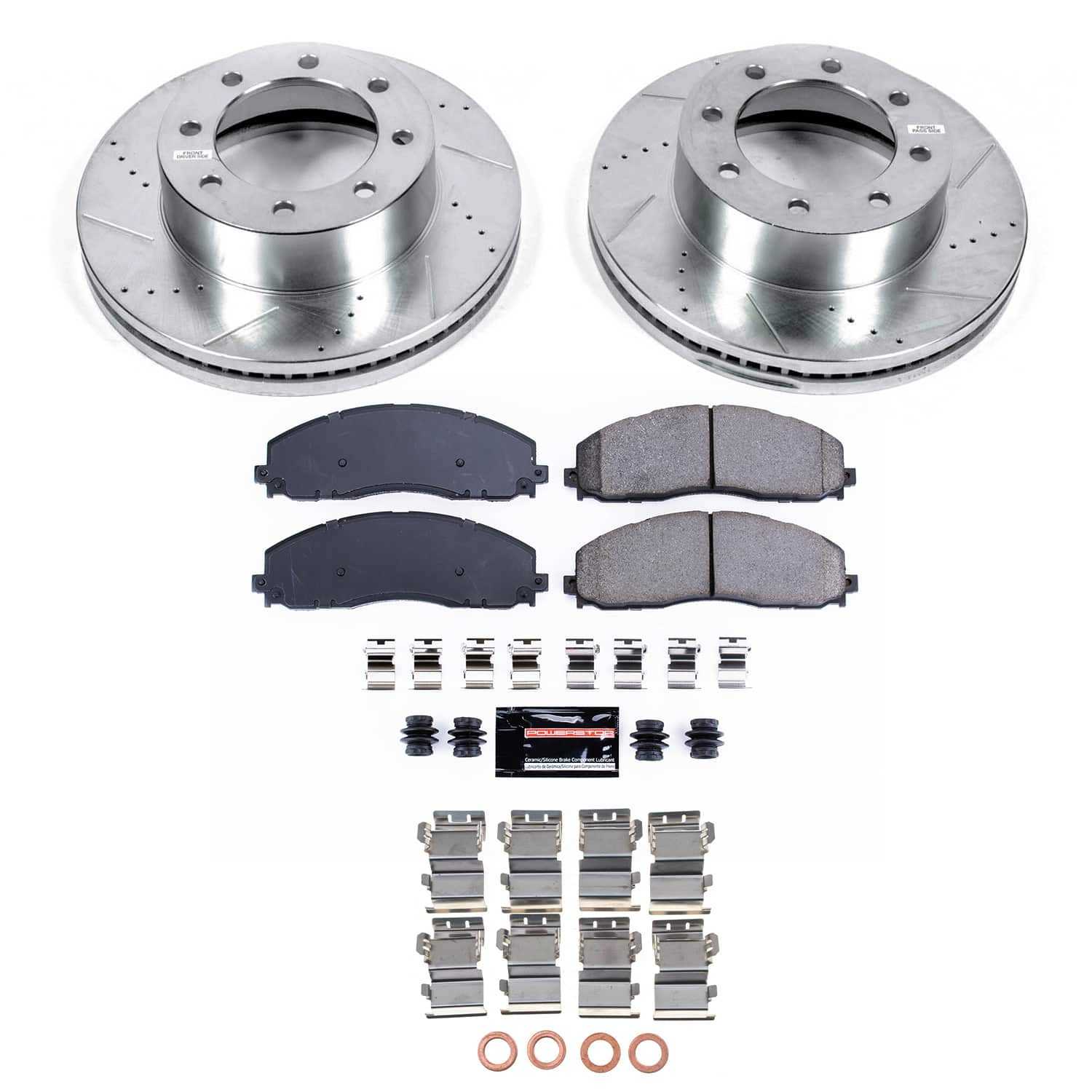 Power Stop 13-16 Ford F-450 Super Duty Front Z23 Evolution Kit w/Calipers