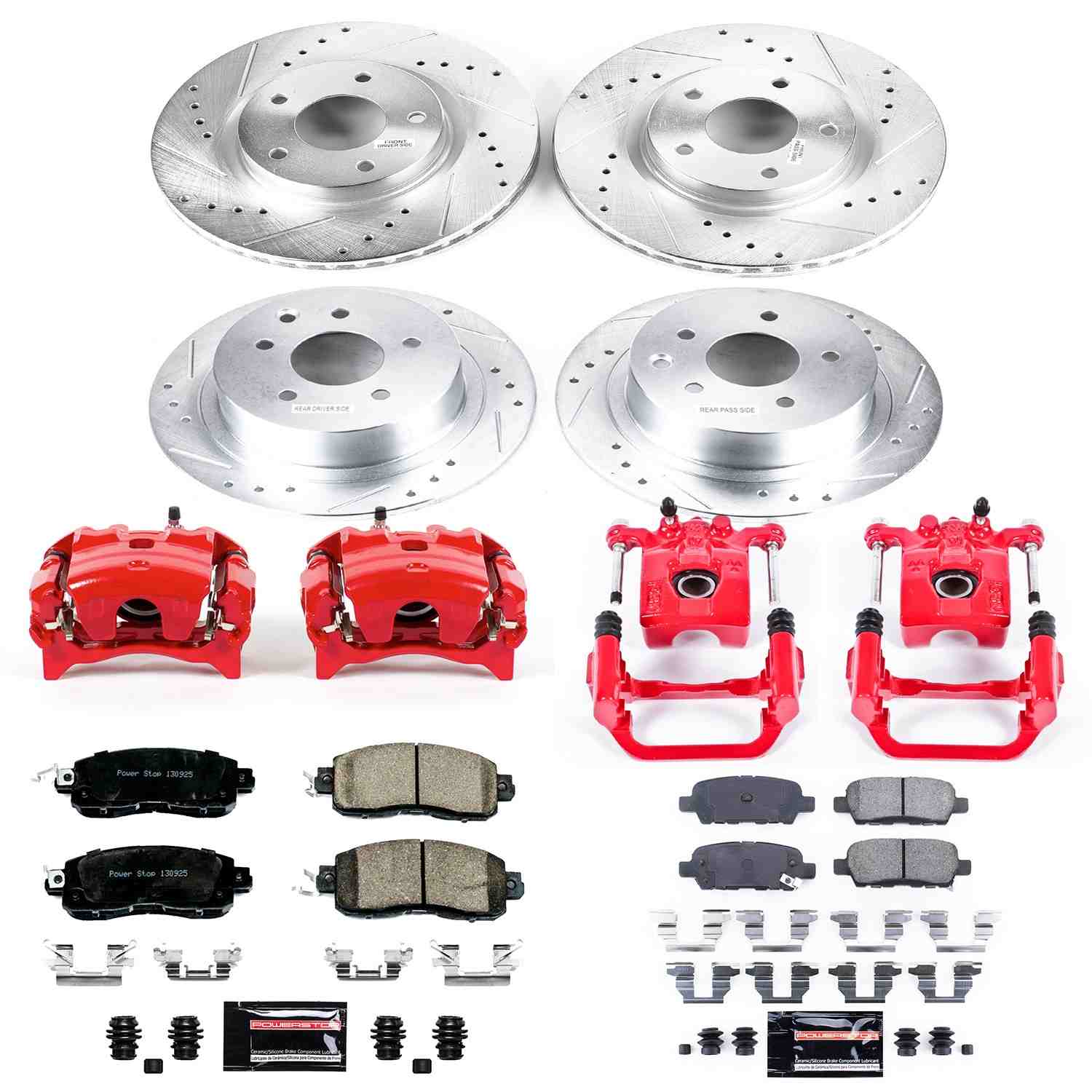 Power Stop 13-17 Nissan Altima Front & Rear Z23 Evolution Sport Brake Kit w/Calipers