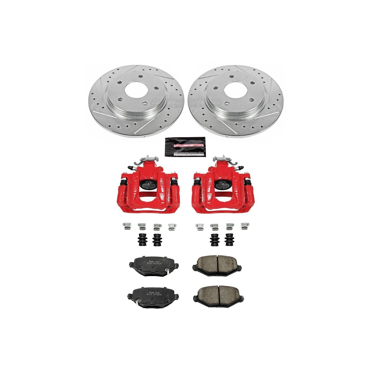 Power Stop 12-16 Chrysler Town & Country Rear Z23 Evolution Sport Brake Kit w/Calipers