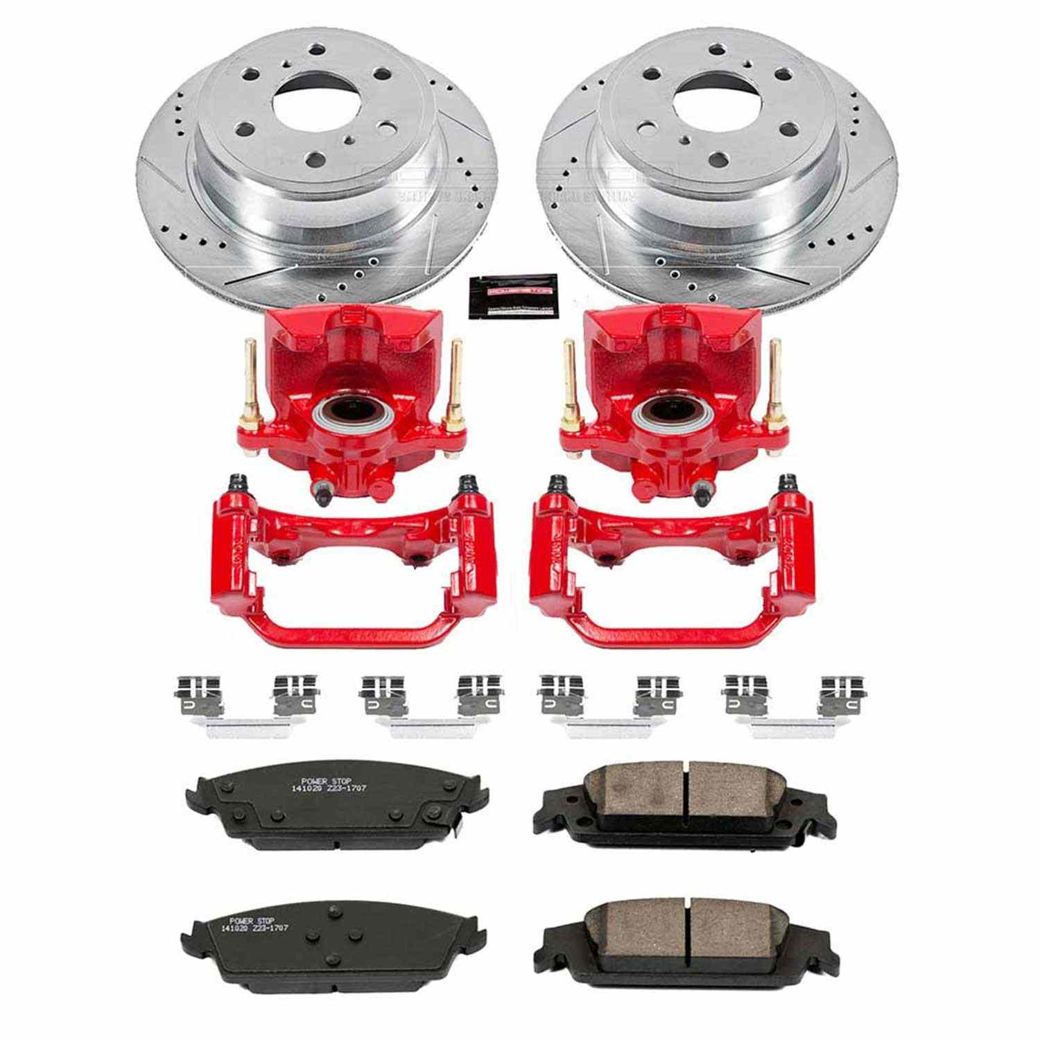 Power Stop 15-19 Cadillac Escalade Rear Z23 Evolution Sport Brake Kit w/Calipers