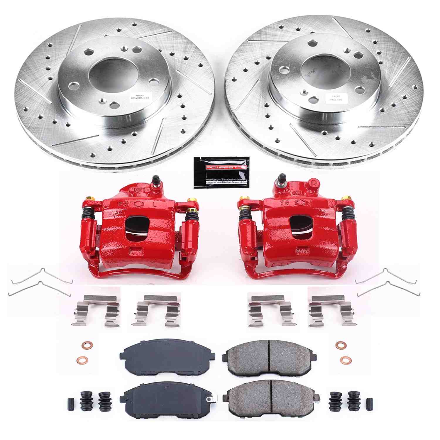 Power Stop 96-99 Infiniti I30 Front Z23 Evolution Sport Brake Kit w/Calipers
