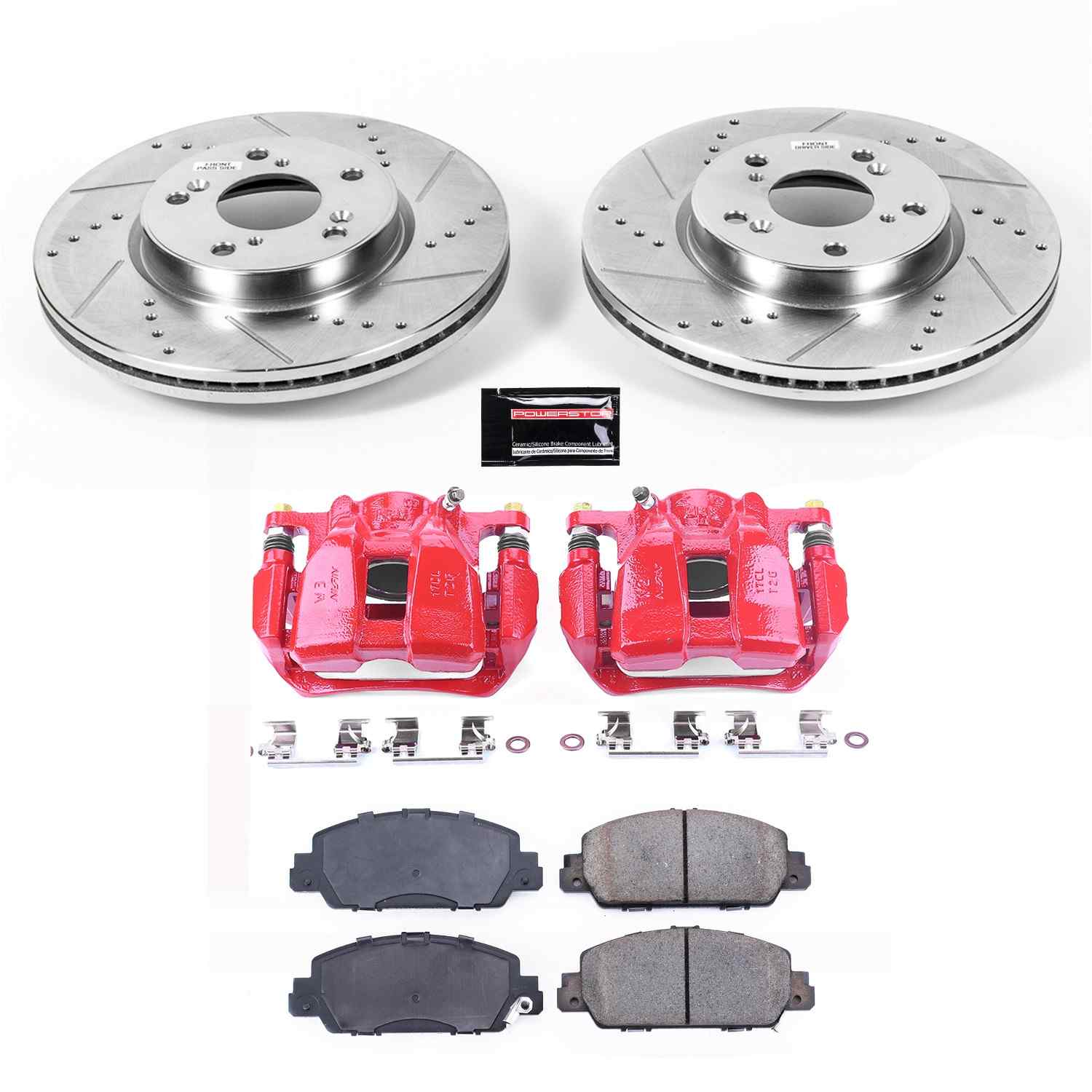 Power Stop 2013 Honda Accord Front Z23 Evolution Sport Brake Kit w/Calipers