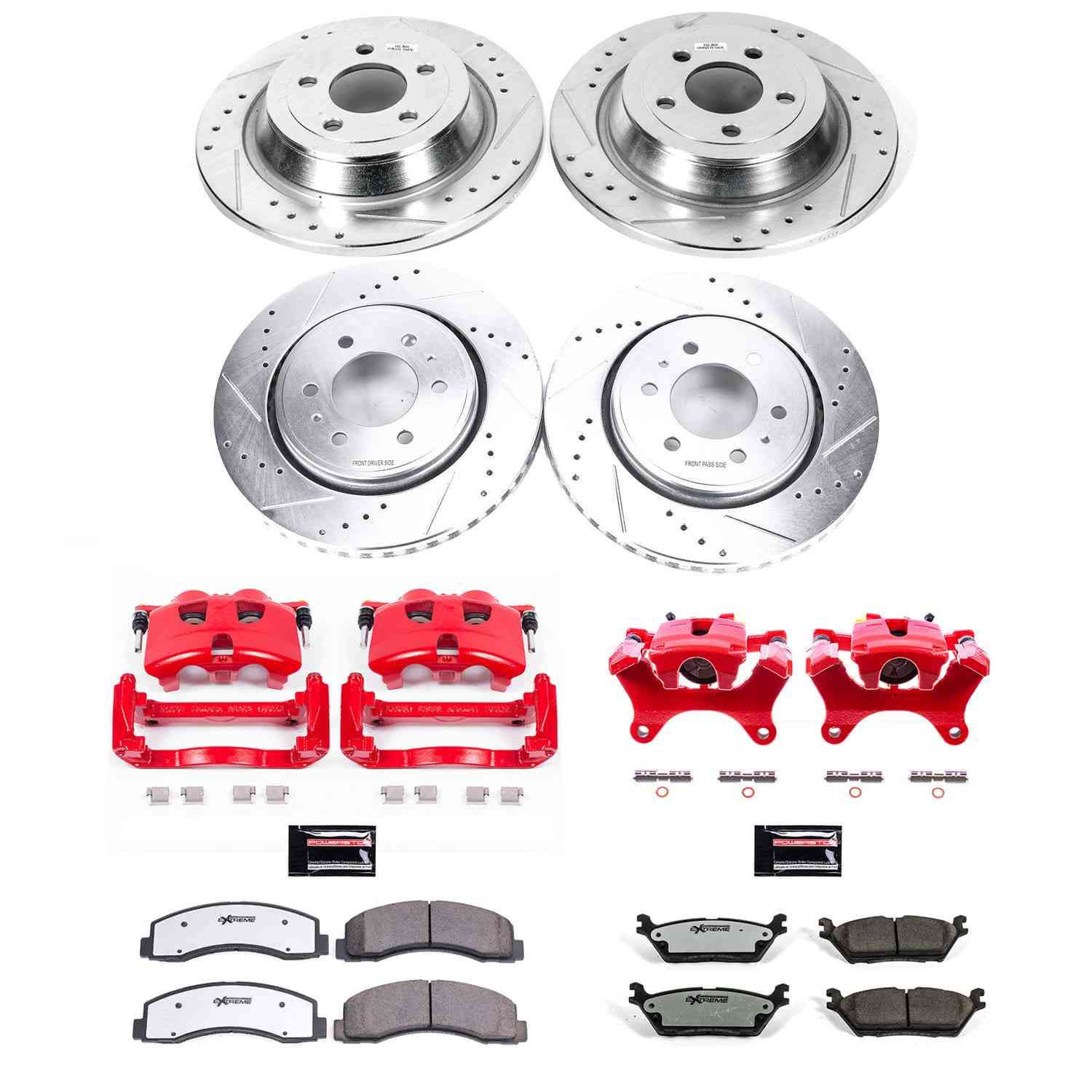 Power Stop 15-17 Ford F-150 Front and Rear Z36 Truck & Tow Kit w/Cals