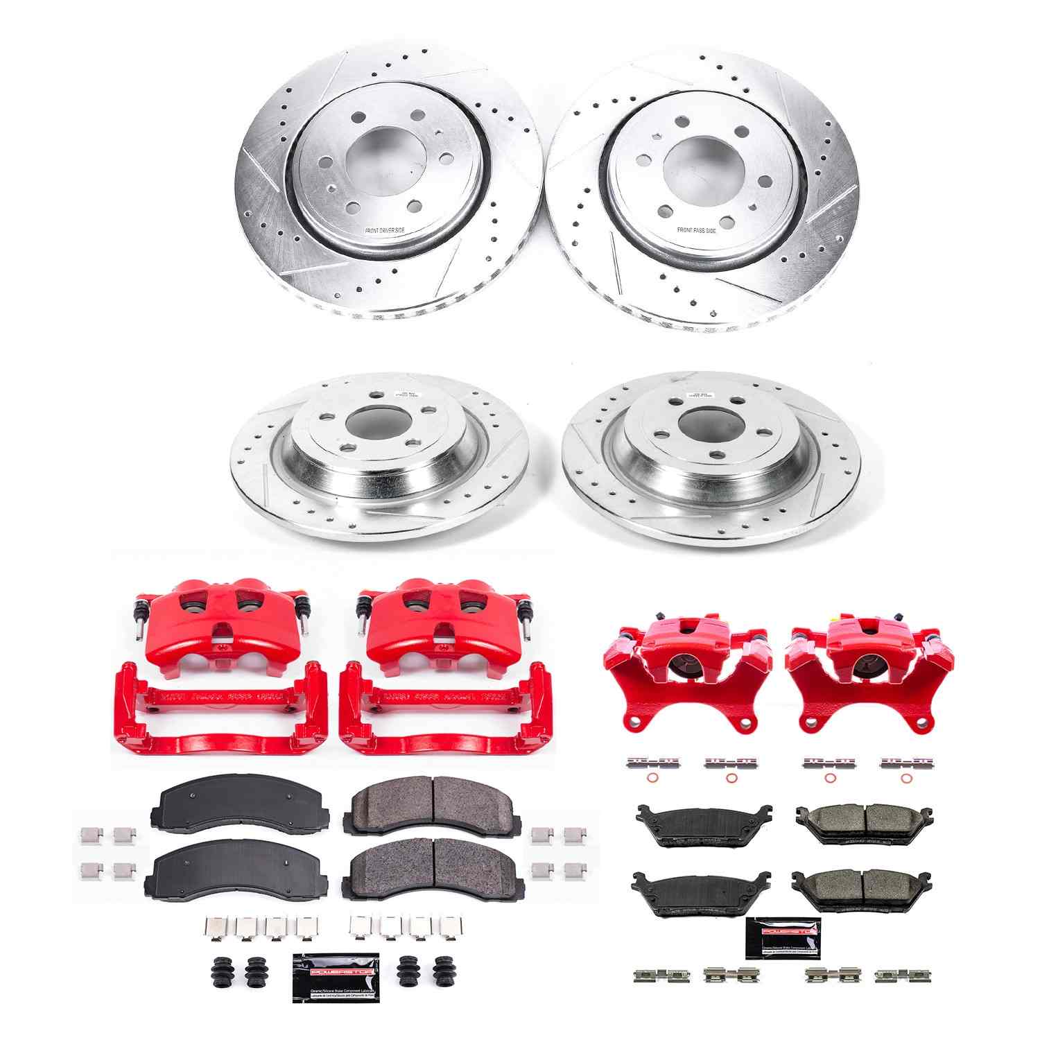 Power Stop 15-17 Ford F-150 Front & Rear Z23 Evolution Sport Brake Kit w/Calipers