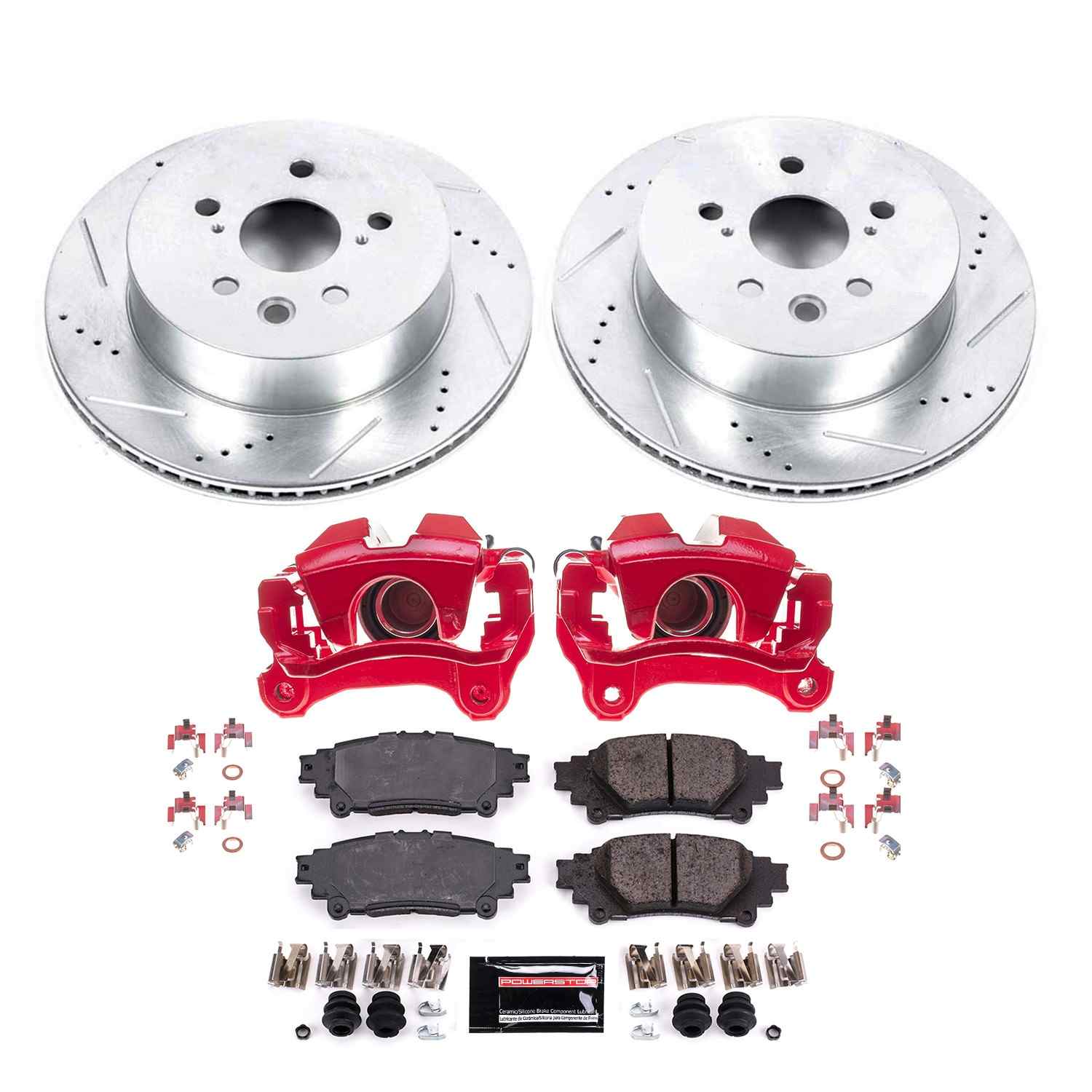 Power Stop 14-15 Lexus IS350 Front Z23 Evolution Kit W/Cals