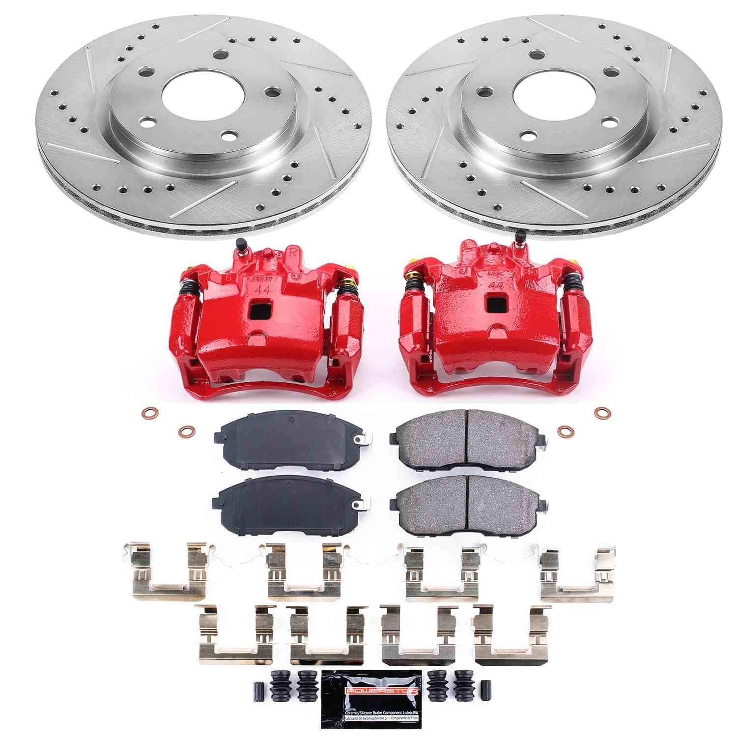 Power Stop 13-18 Nissan Sentra Front Z23 Evolution Sport Brake Kit w/Calipers