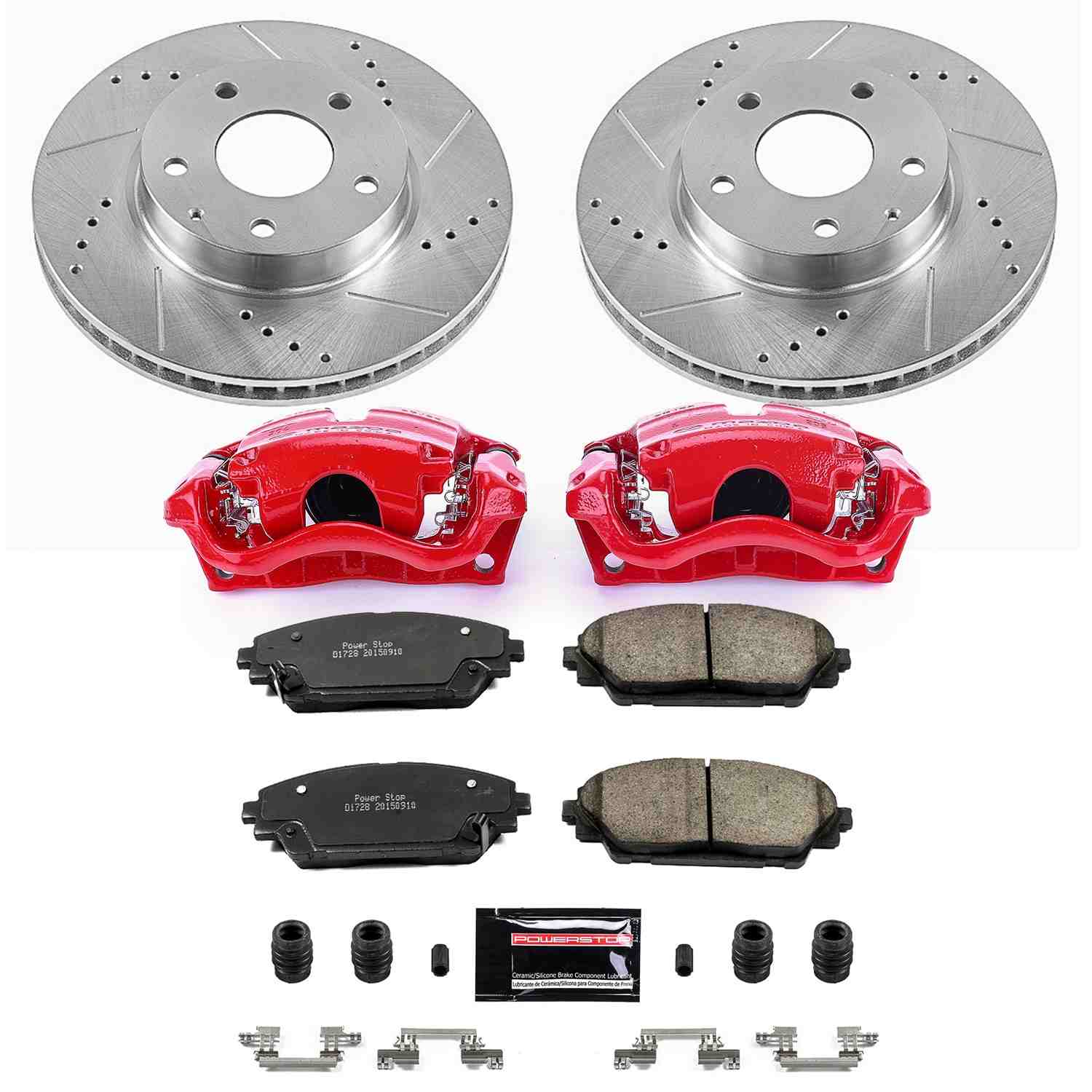 Power Stop 14-16 Mazda 3 Front Z23 Evolution Sport Brake Kit w/Calipers