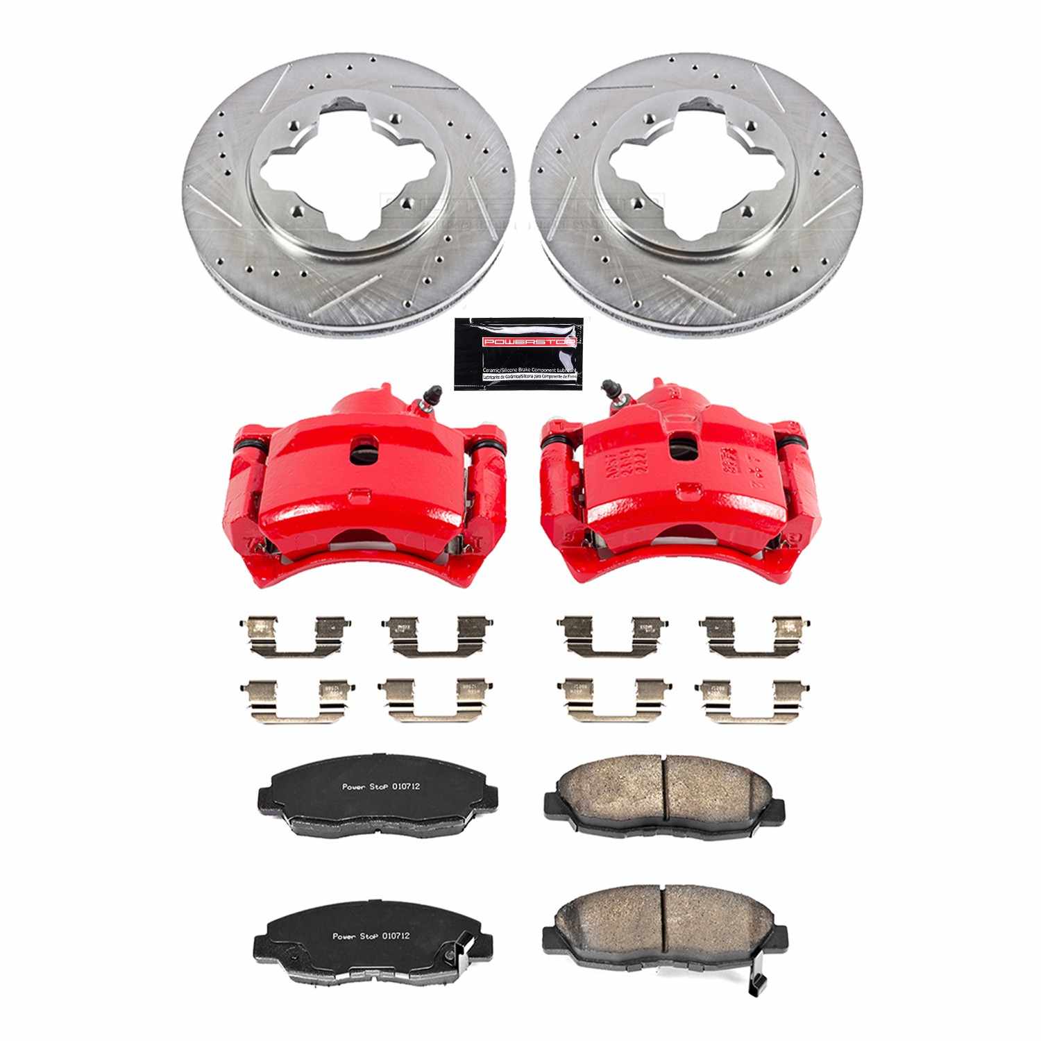 Power Stop 1997 Acura CL Front Z23 Evolution Sport Brake Kit w/Calipers