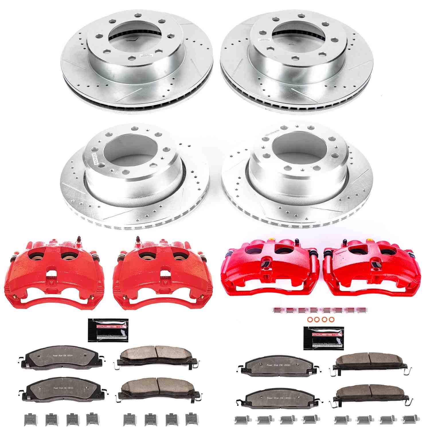 Power Stop 13-18 Ram 3500 Front & Rear Z36 Truck & Tow Kit w/Calipers