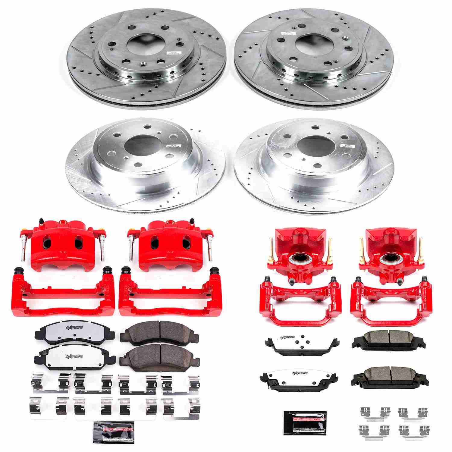 Power Stop 15-20 Chevrolet Tahoe Front and Rear Z36 Truck & Tow Kit w/Cals