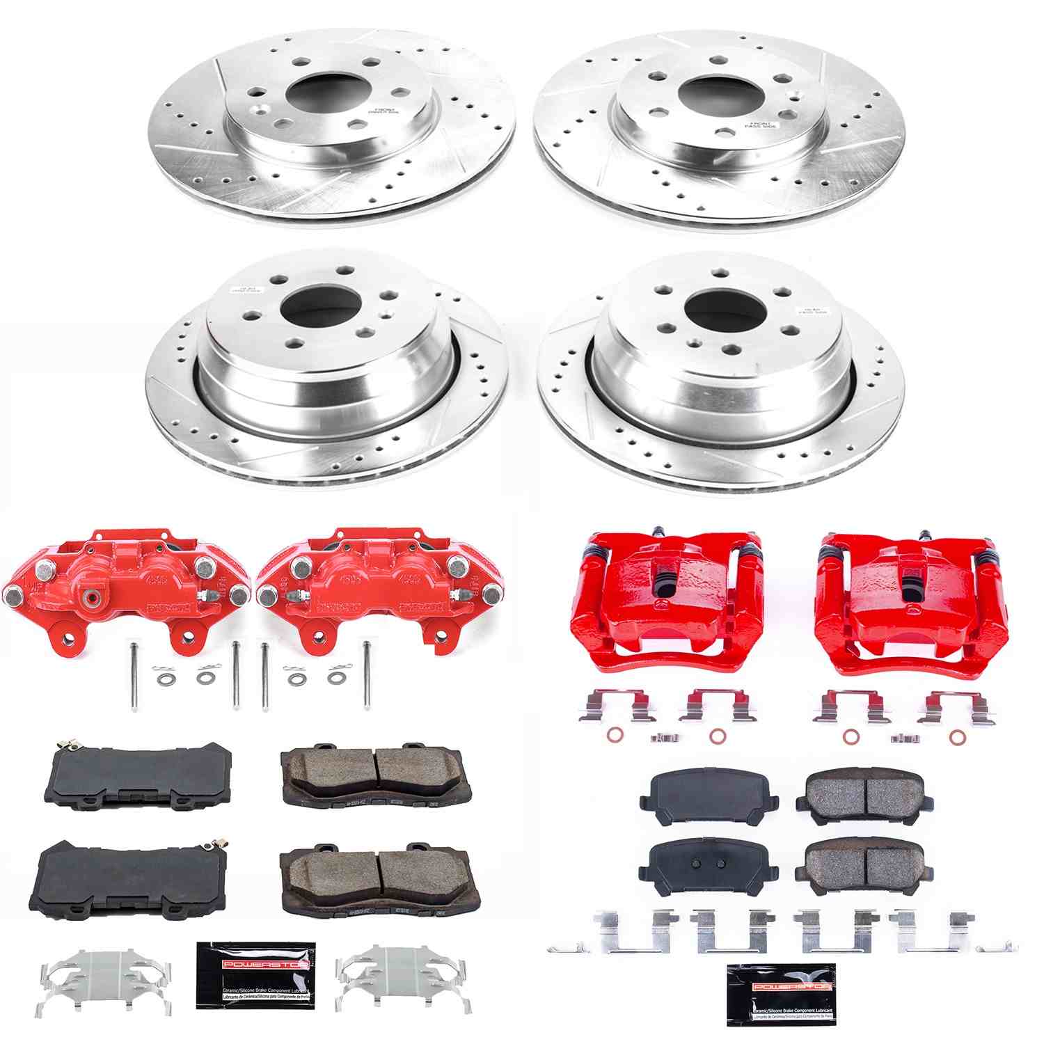 Power Stop 15-19 Chevrolet Colorado Front & Rear Z23 Evolution Sport Brake Kit w/Calipers