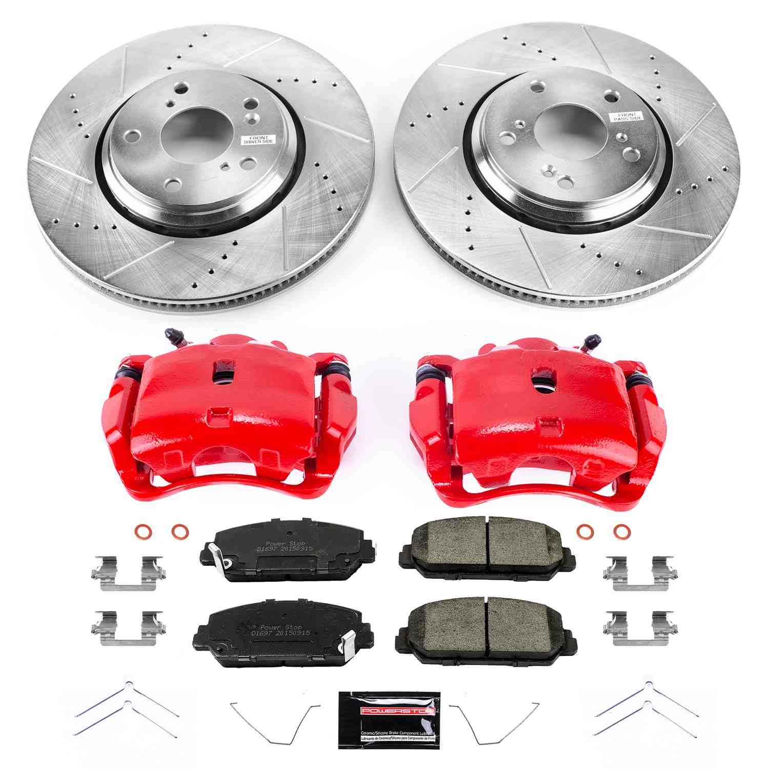 Power Stop 17-18 Acura ILX Front Z23 Evolution Kit w/Calipers