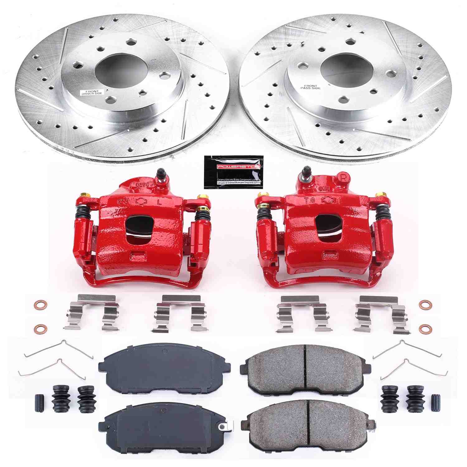 Power Stop 93-01 Nissan Altima Front Z23 Evolution Sport Brake Kit w/Calipers