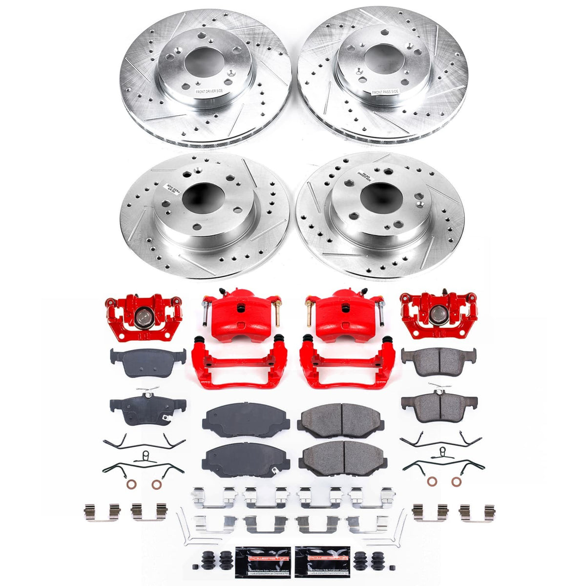 Power Stop 16-21 Honda Civic Front and Rear Z23 Evolution Kit w/Calipers