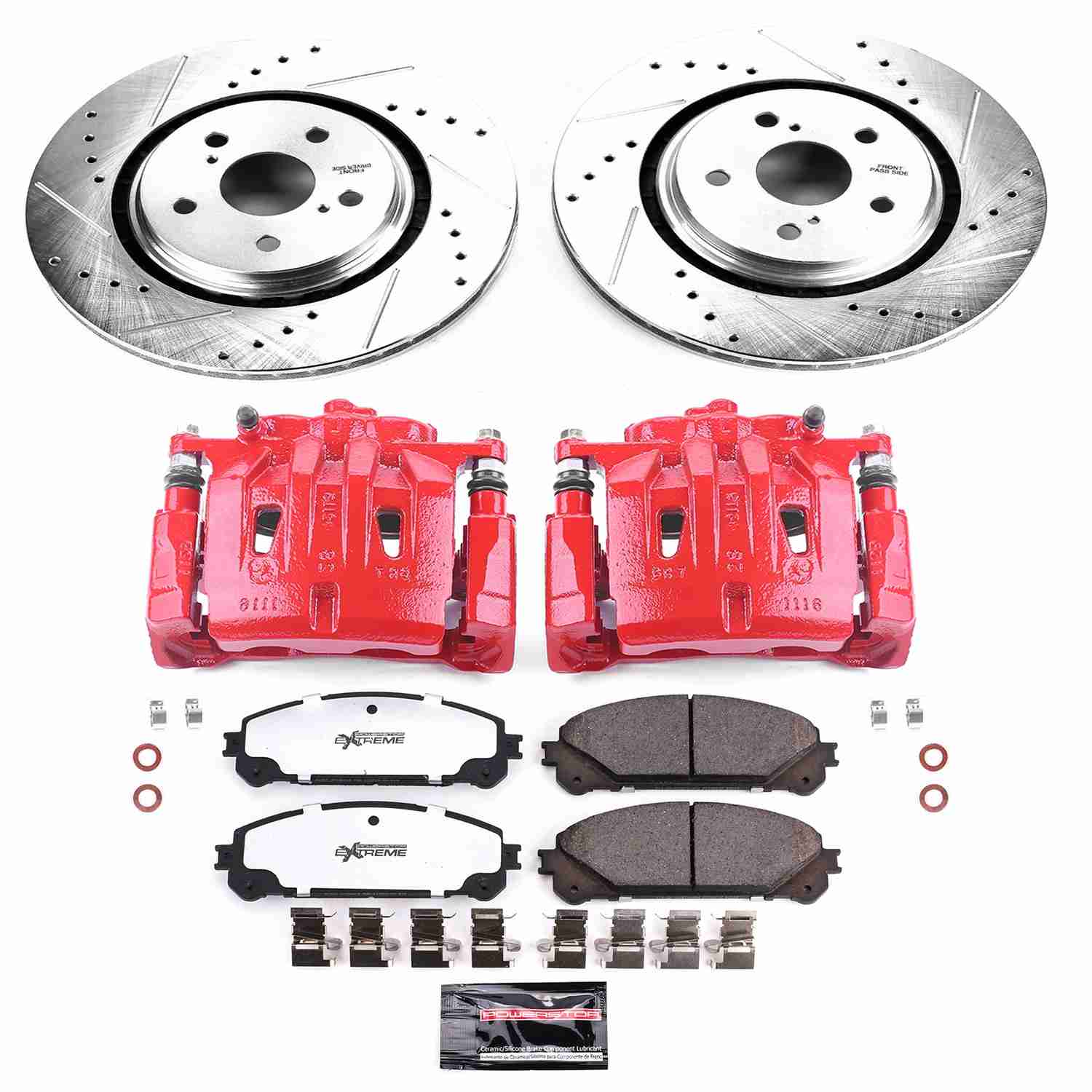 Power Stop 16-21 Lexus RX450h Front Z36 Truck & Tow Kit w/Cals