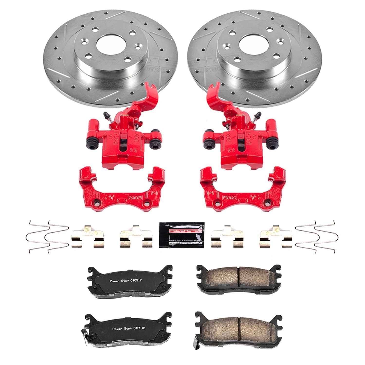 Power Stop 94-97 Mazda Miata Rear Z23 Evolution Sport Brake Kit w/Calipers