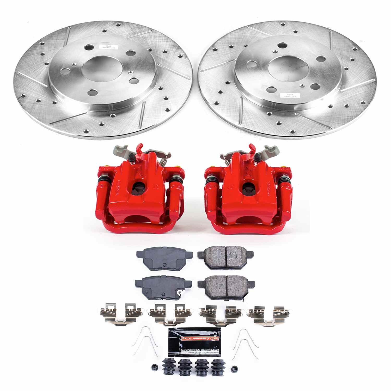 Power Stop 2016 Scion iM Rear Z23 Evolution Sport Brake Kit w/Calipers