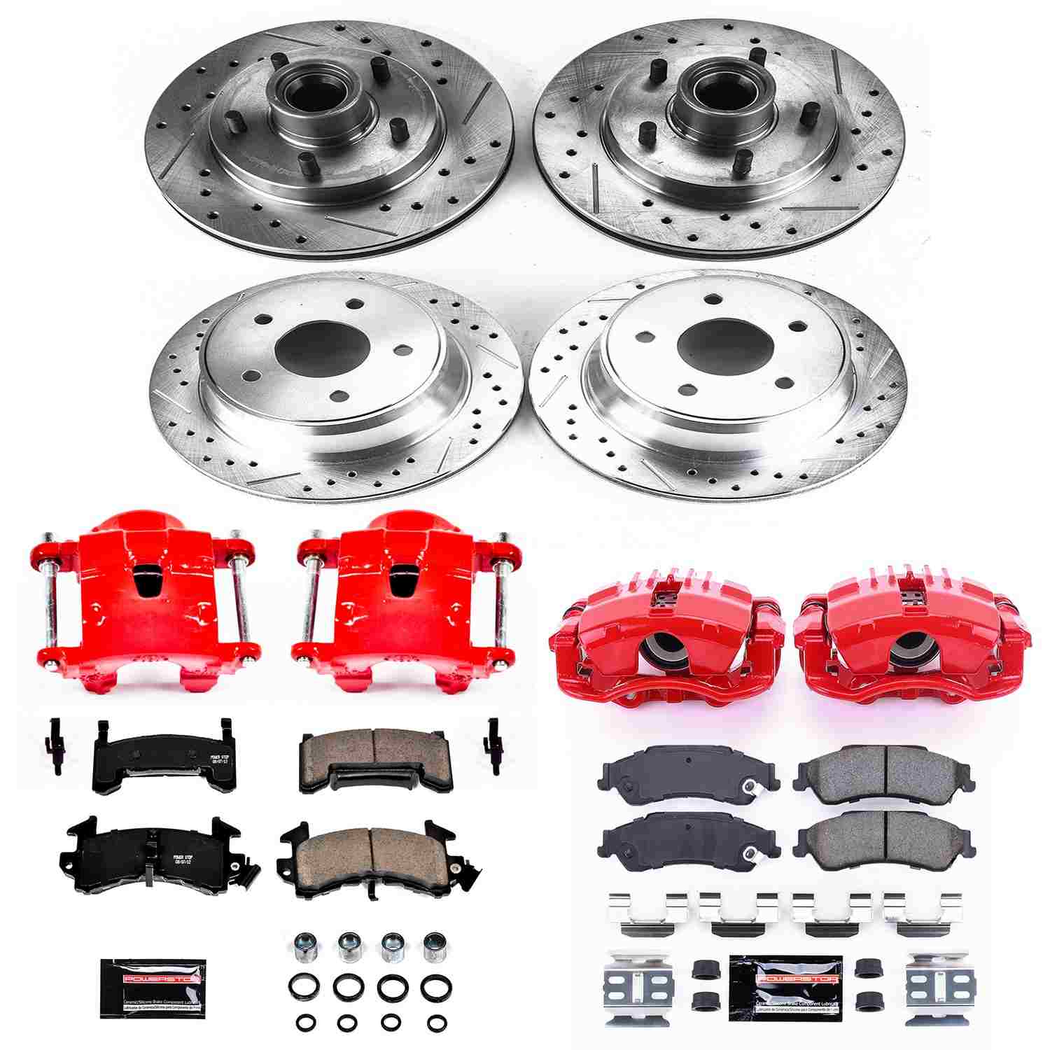 Power Stop 98-03 Chevrolet S10 Front & Rear Z23 Evolution Sport Brake Kit w/Calipers