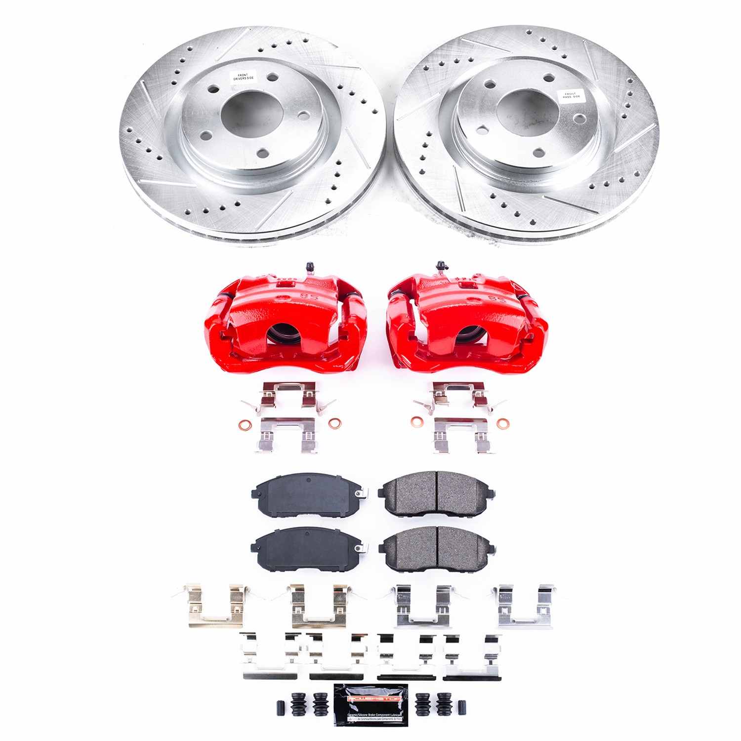 Power Stop 2019 Nissan Sentra Front Z23 Evolution Sport Brake Kit w/Calipers