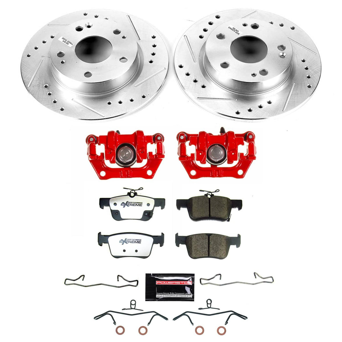 Power Stop 20-22 Honda Civic Rear Z26 Street Kit w/Calipers