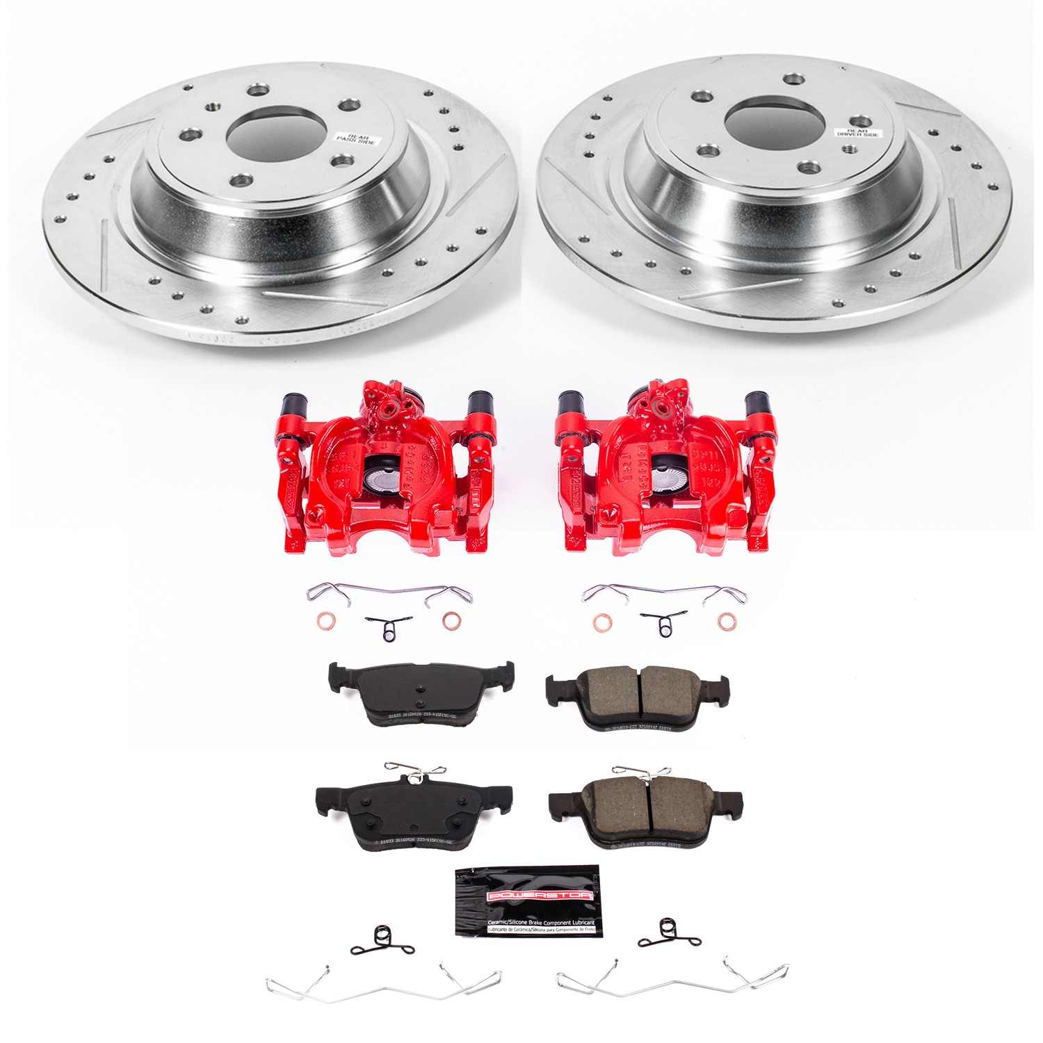 Power Stop 17-20 Ford Fusion Rear Z23 Evolution Kit w/Calipers