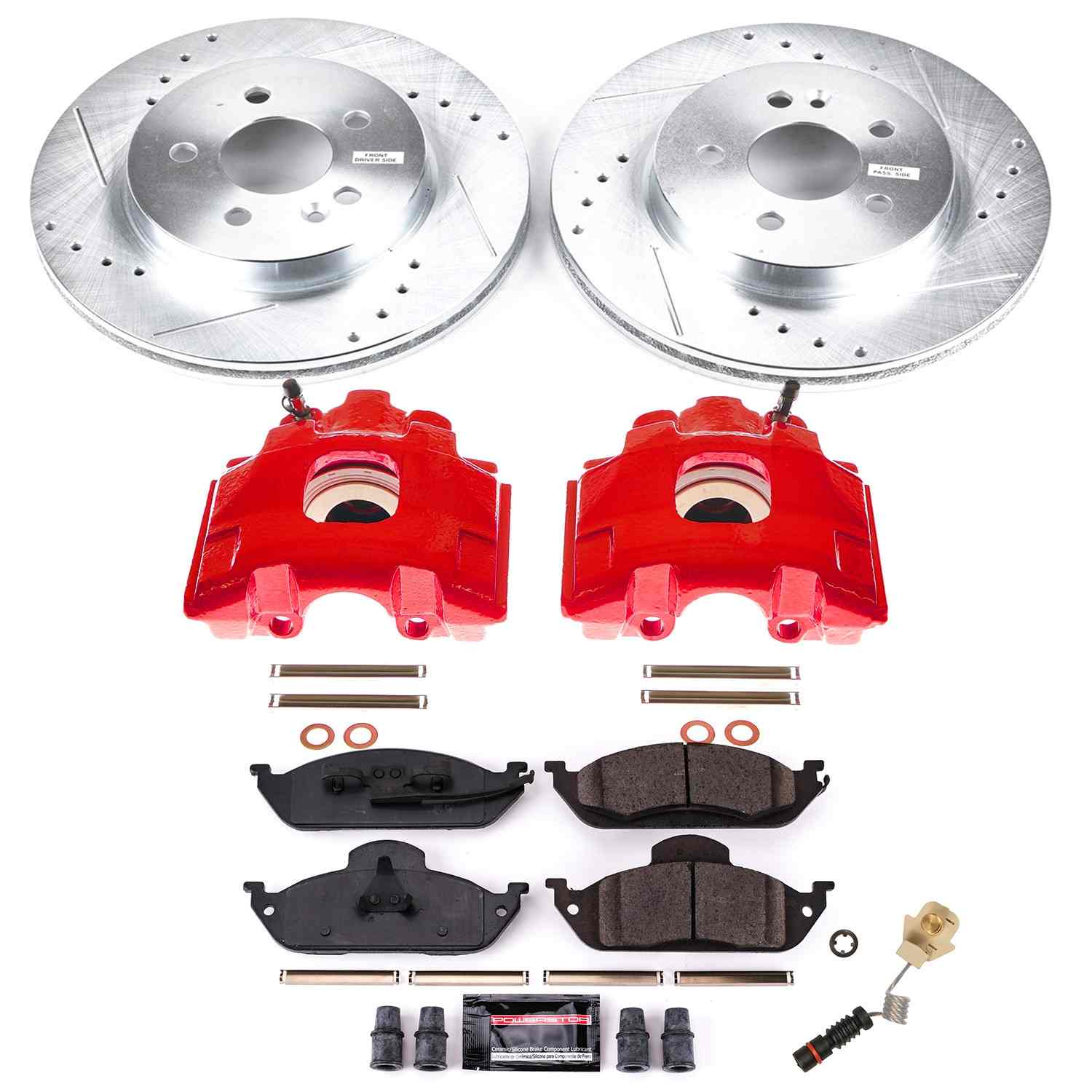 Power Stop 98-03 Mercedes-Benz ML320 Front Z23 Evolution Sport Brake Kit w/Calipers