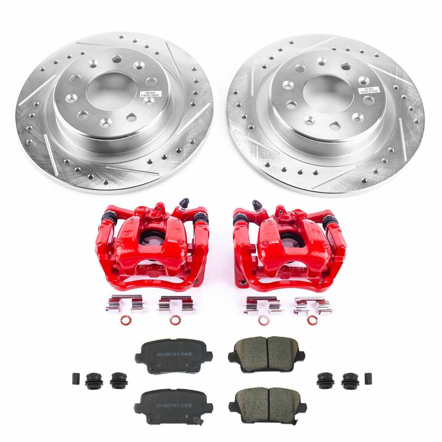 Power Stop 19-20 Buick Regal Sportback Rear Z23 Evolution Sport Brake Kit w/Calipers