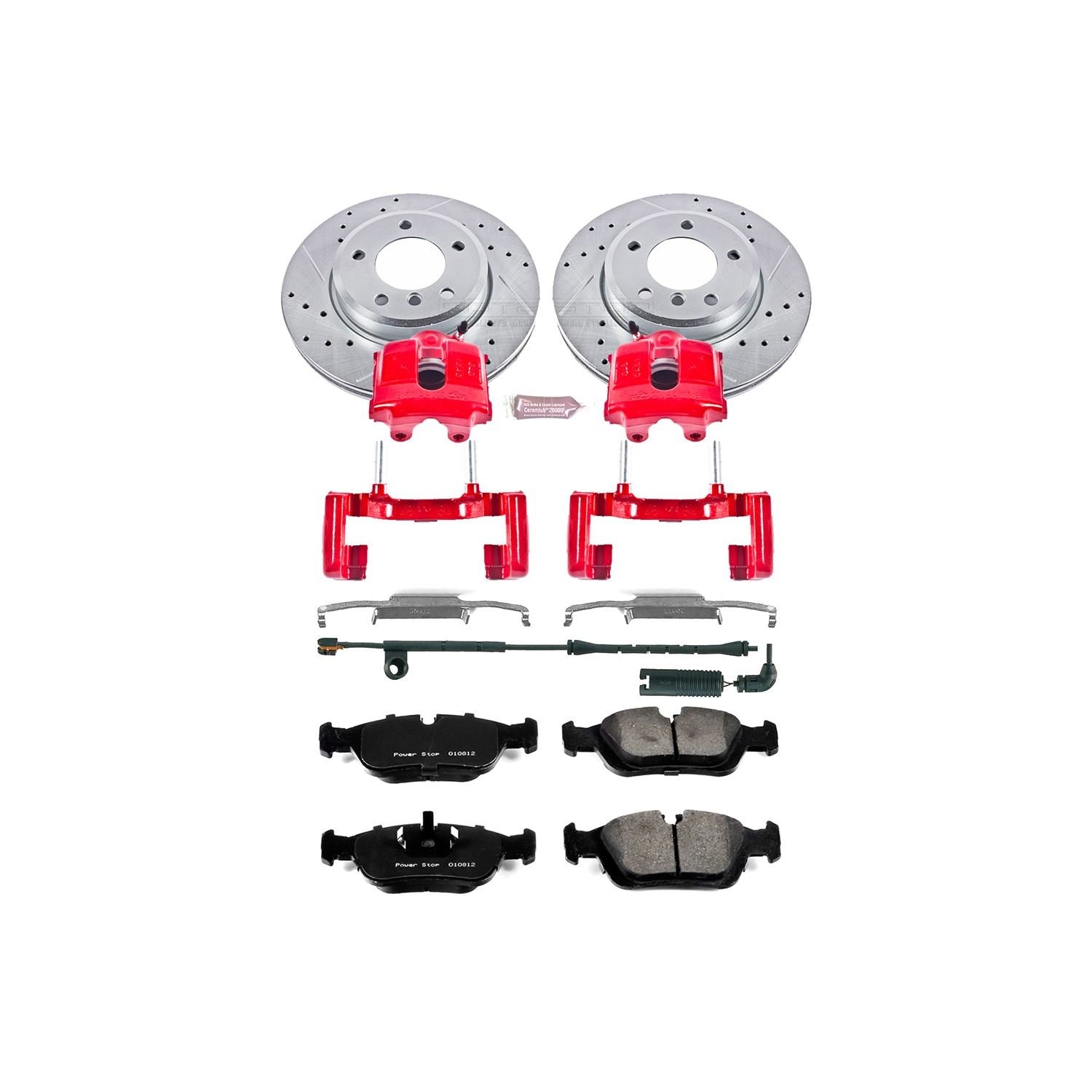 Power Stop 2000 BMW 323i Front Z23 Evolution Sport Brake Kit w/Calipers