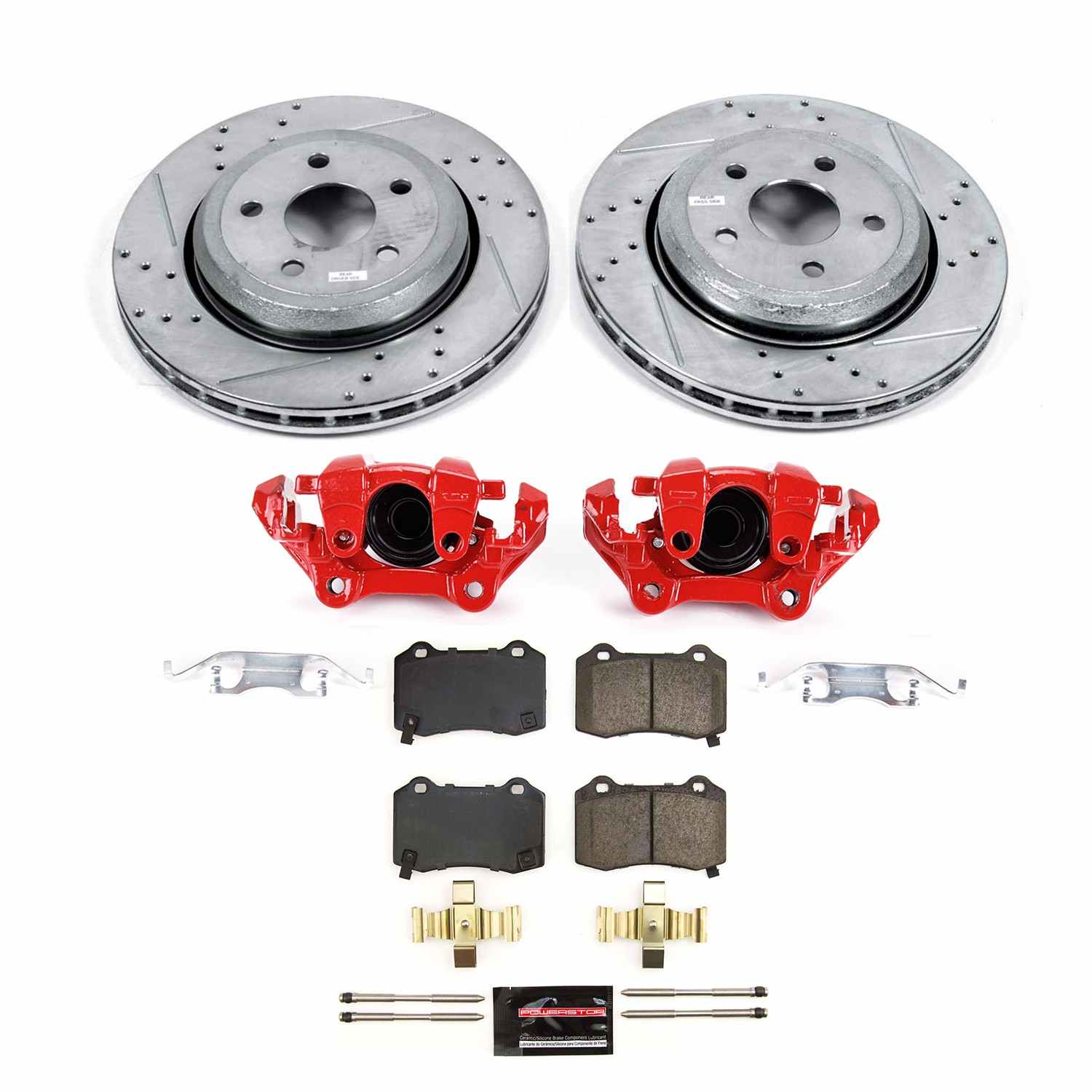 Power Stop 2021 Dodge Durango Rear Z23 Evolution Kit W/Cals