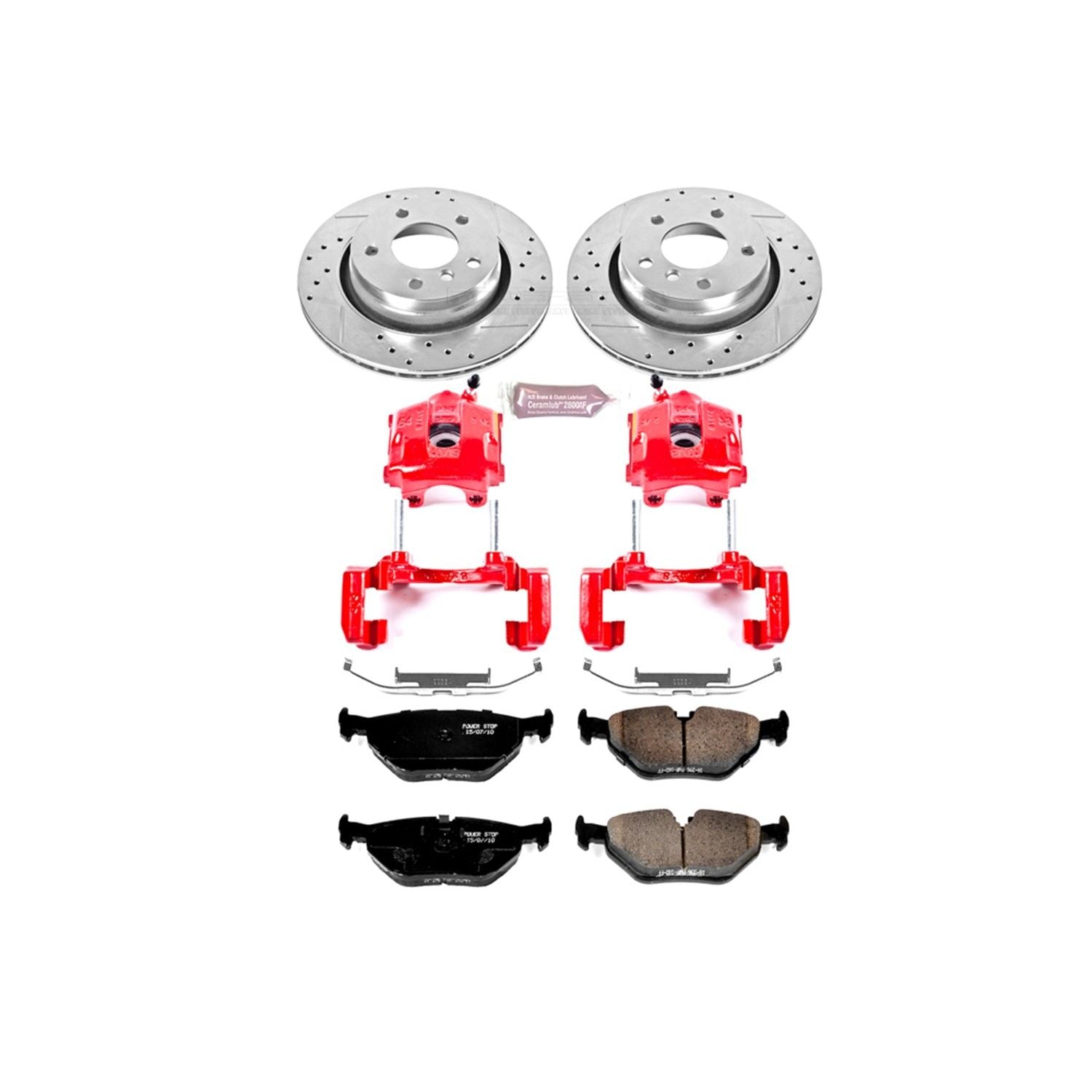 Power Stop 2000 BMW 323i Rear Z23 Evolution Sport Brake Kit w/Calipers