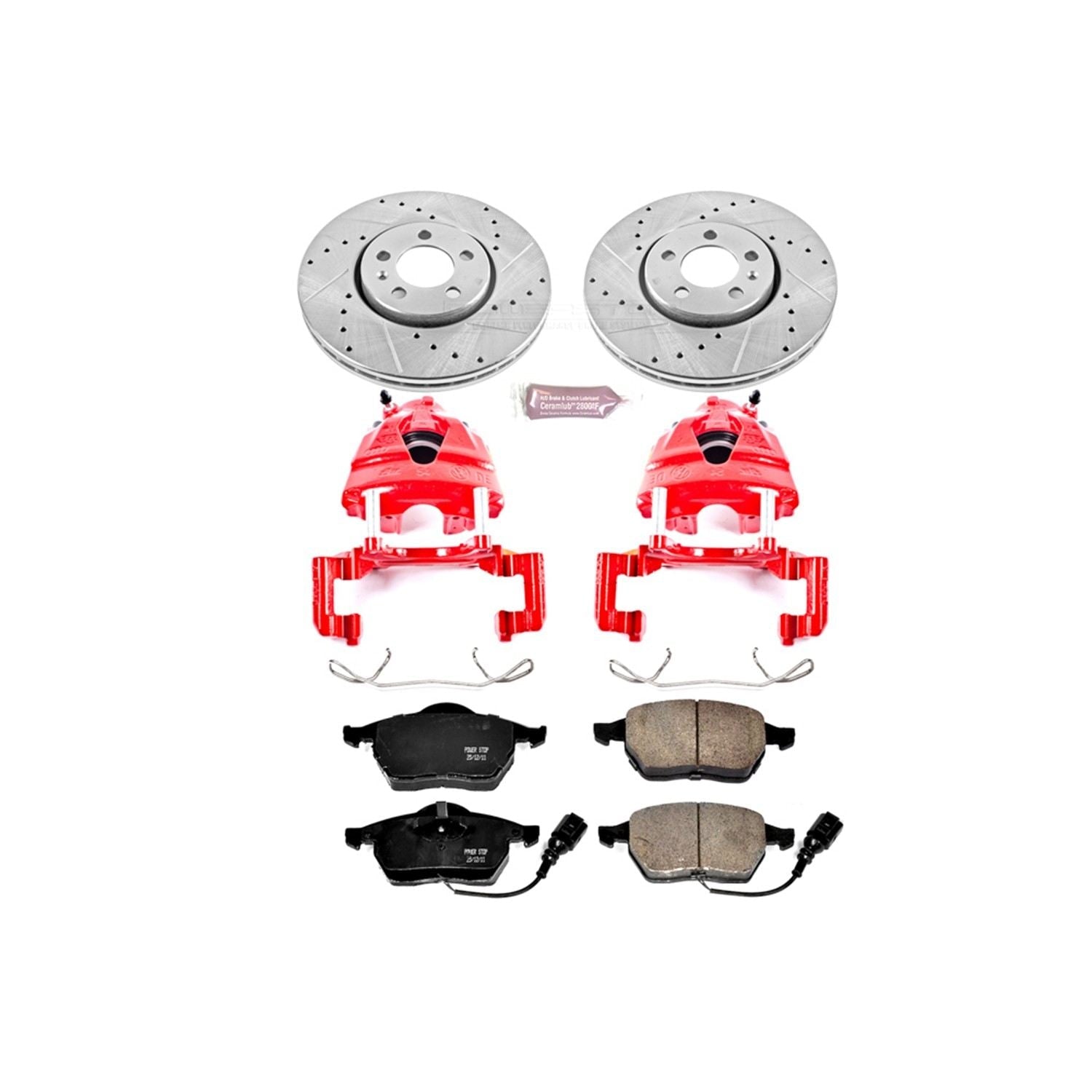 Power Stop 99-10 Volkswagen Beetle Front Z23 Evolution Sport Brake Kit w/Calipers