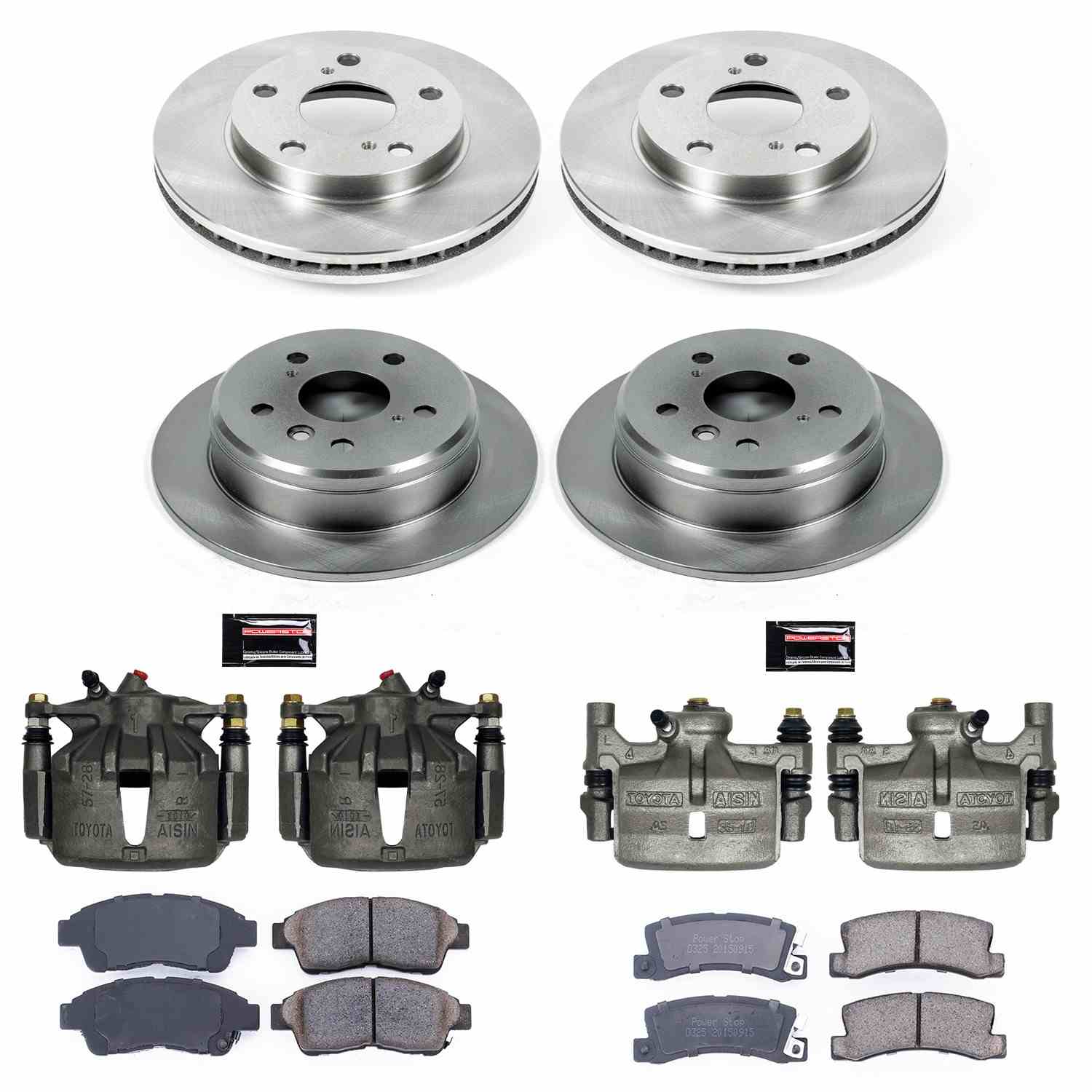 Power Stop 92-96 Toyota Camry Front & Rear Autospecialty Brake Kit w/Calipers