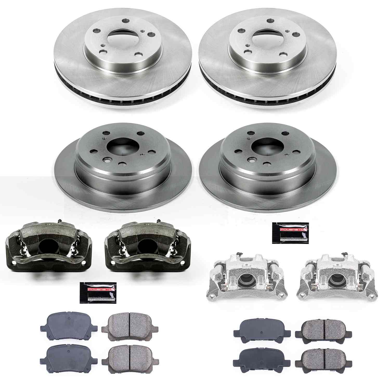 Power Stop 00-01 Toyota Camry Front & Rear Autospecialty Brake Kit w/Calipers