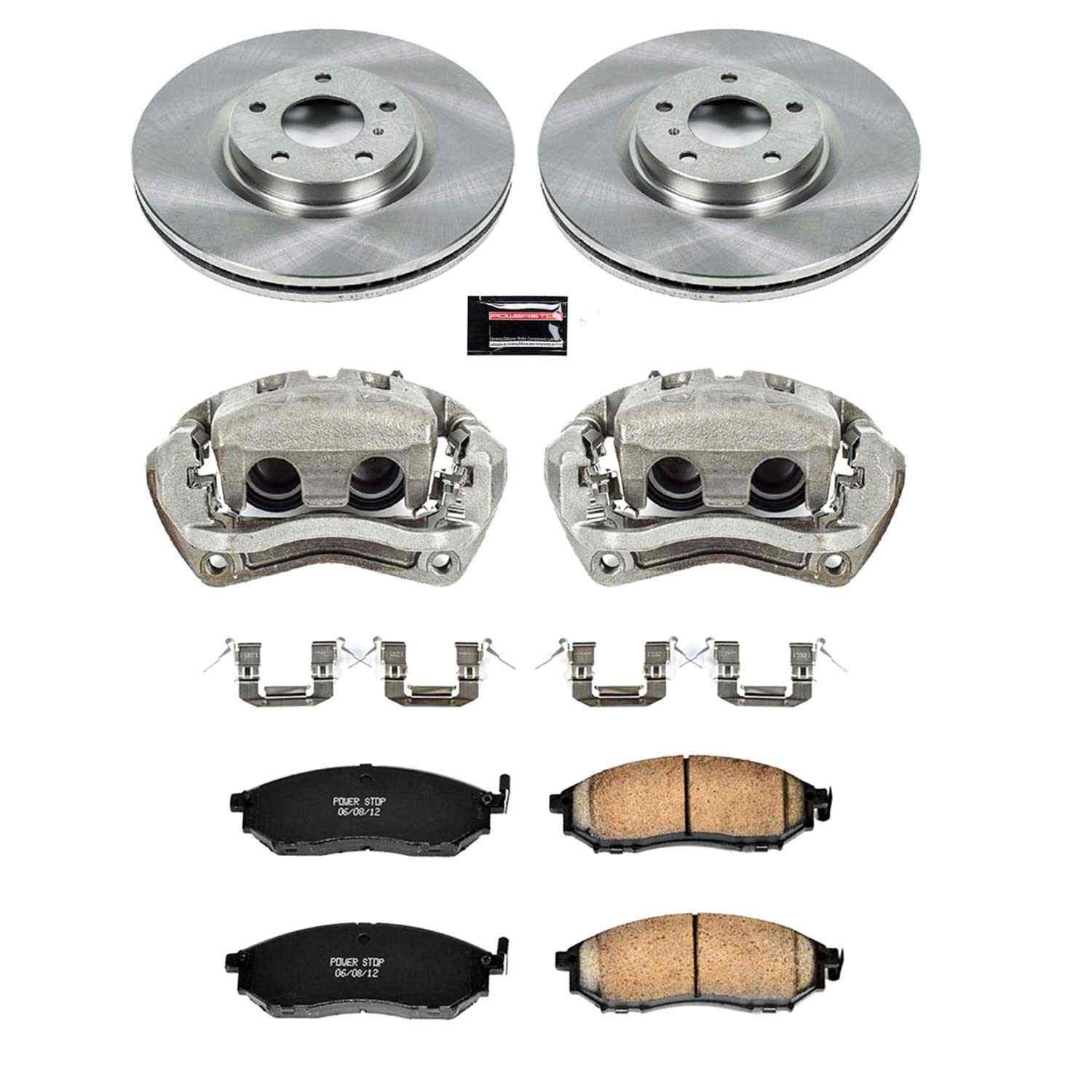 Power Stop 09-19 Nissan 370Z Front Autospecialty Kit w/Cals