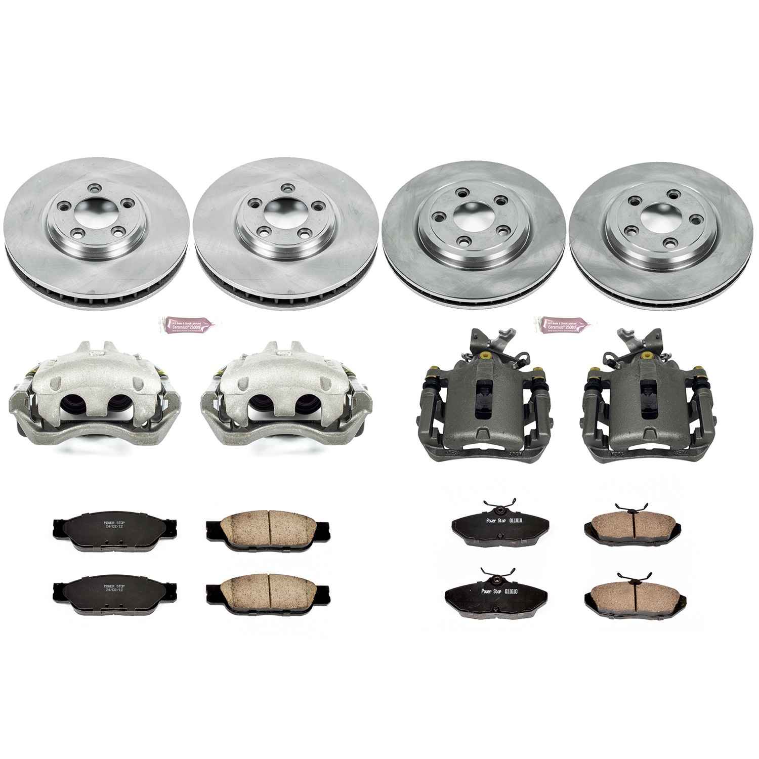 Power Stop 02-05 Ford Thunderbird Front & Rear Autospecialty Brake Kit w/Calipers