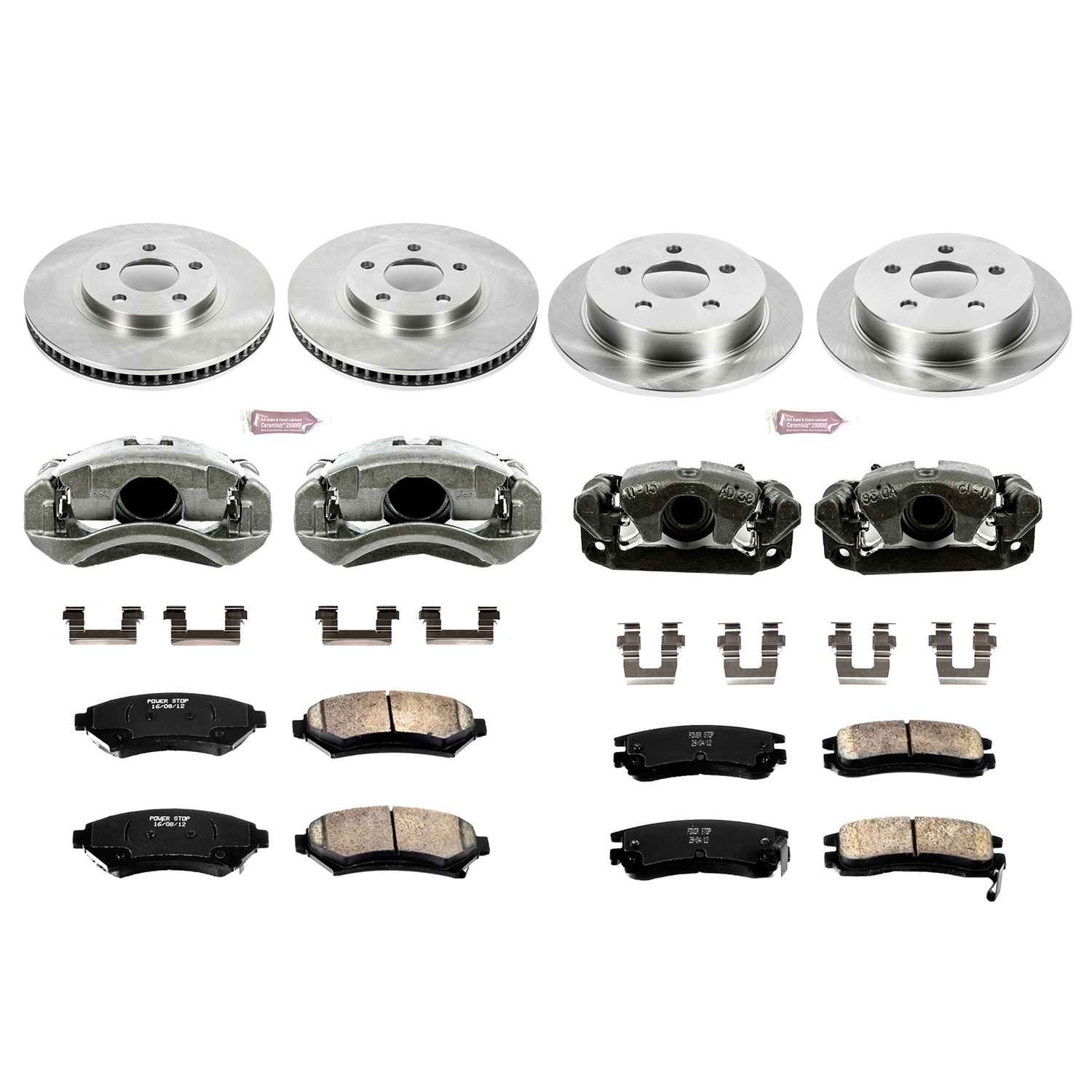 Power Stop 00-05 Chevrolet Impala Front & Rear Autospecialty Brake Kit w/Calipers