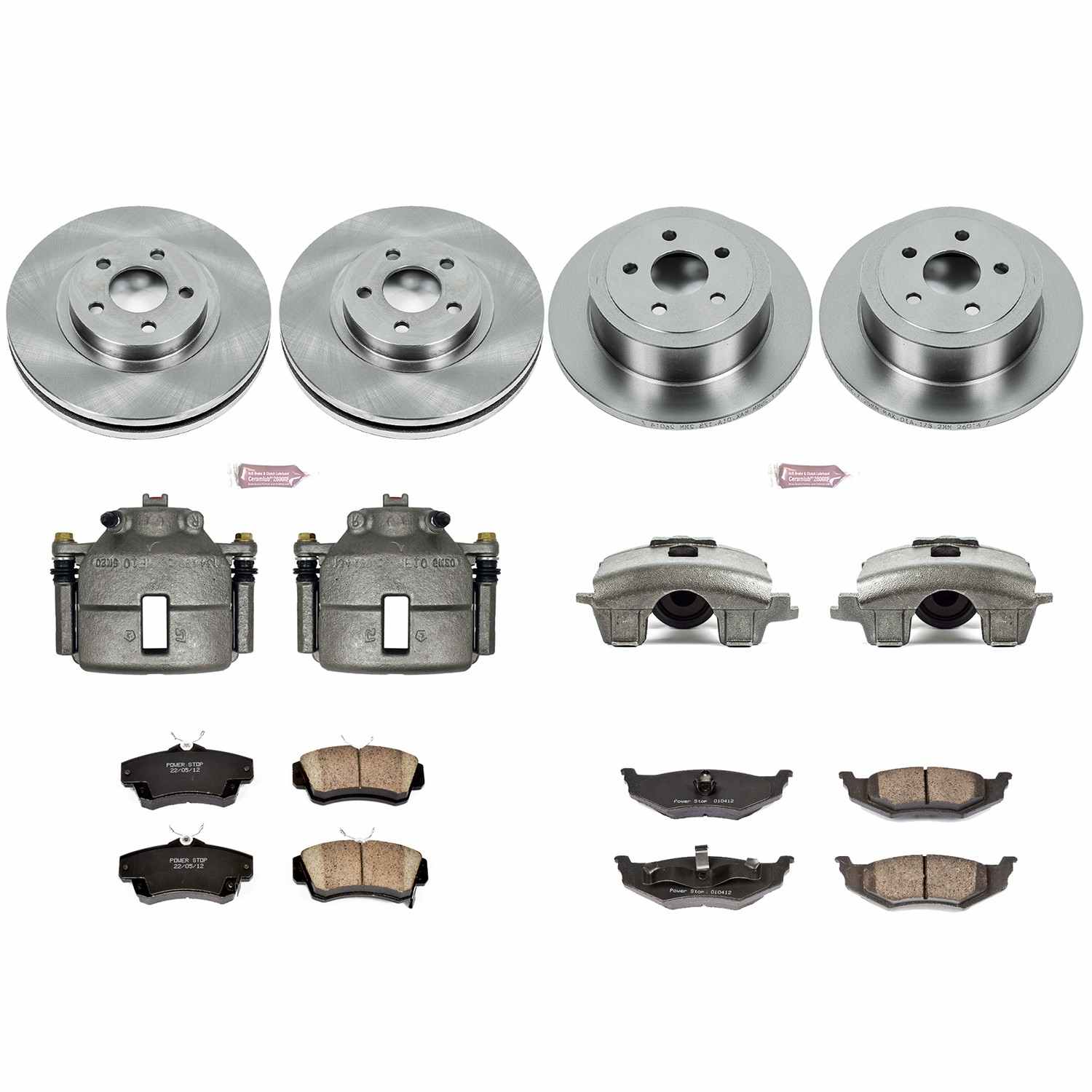 Power Stop 01-03 Chrysler PT Cruiser Front & Rear Autospecialty Brake Kit w/Calipers