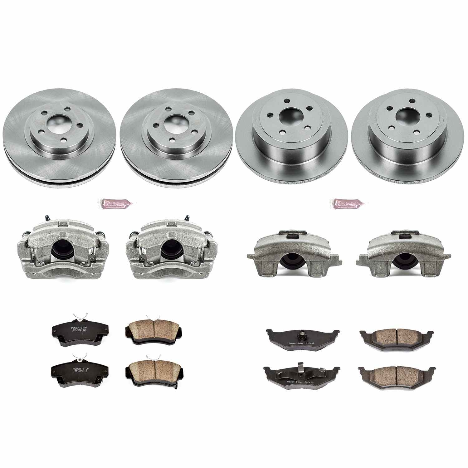 Power Stop 01-03 Chrysler PT Cruiser Front & Rear Autospecialty Brake Kit w/Calipers