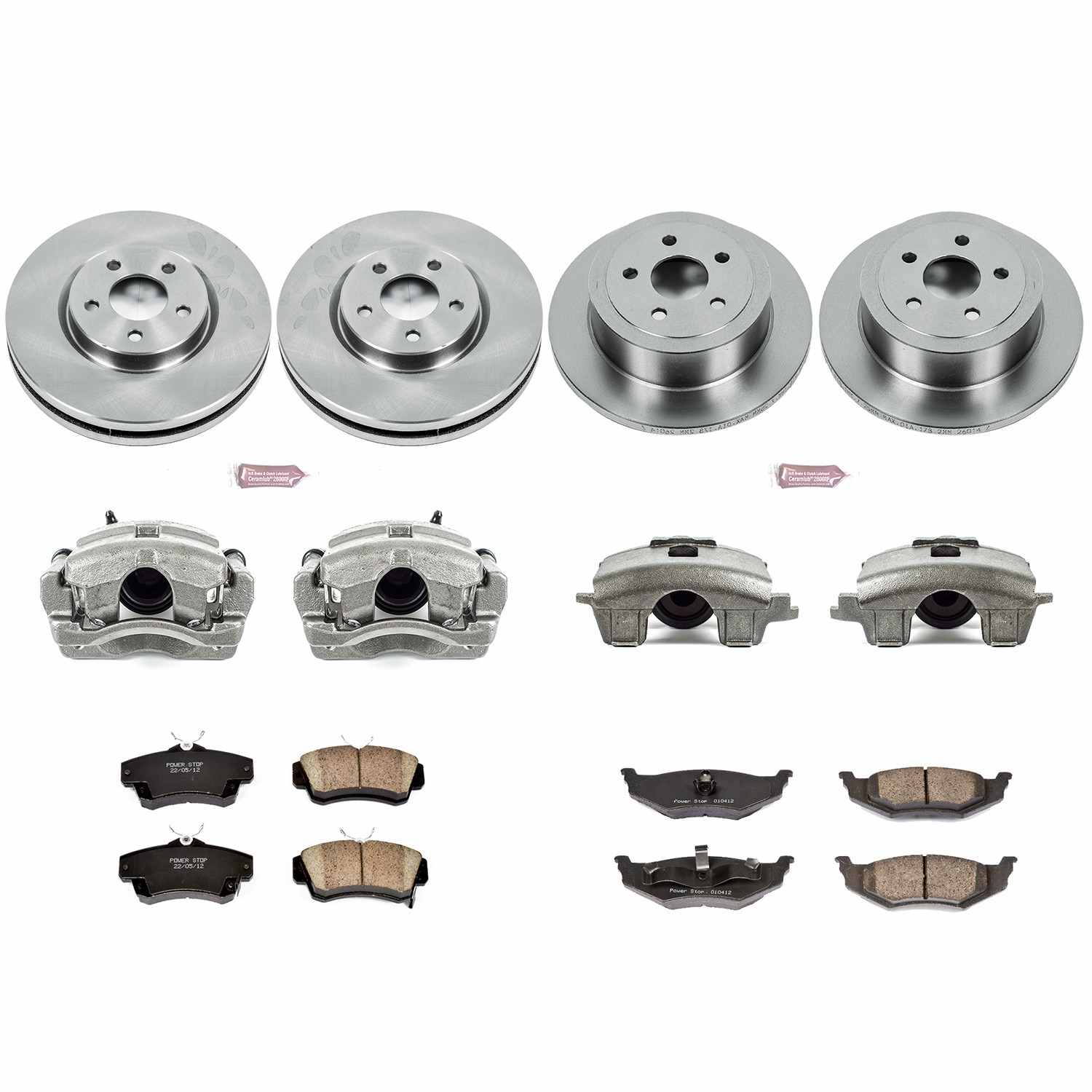 Power Stop 04-05 Chrysler PT Cruiser Front & Rear Autospecialty Brake Kit w/Calipers