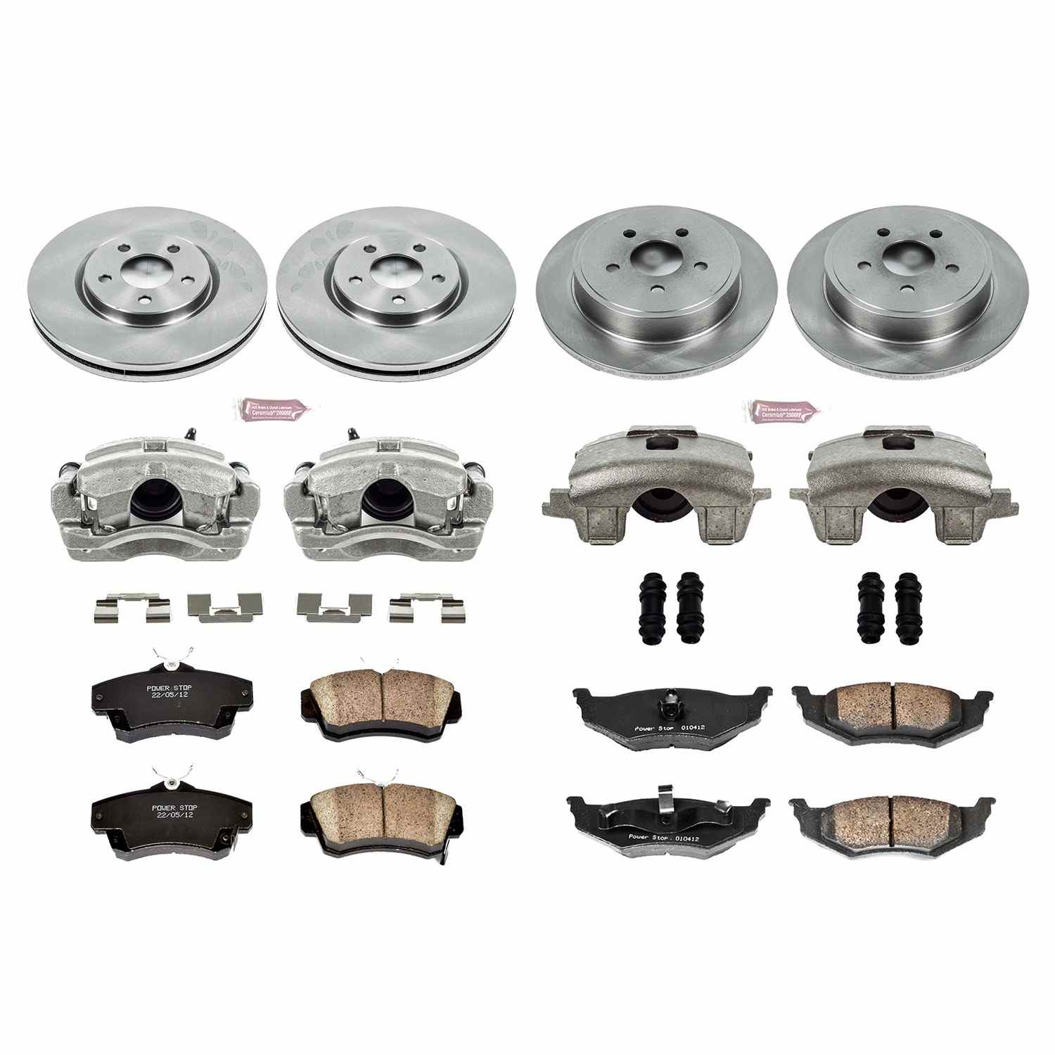 Power Stop 03-09 Chrysler PT Cruiser Front & Rear Autospecialty Brake Kit w/Calipers