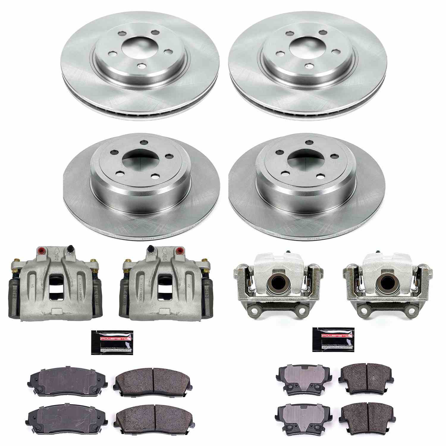 Power Stop 12-19 Chrysler 300 Front & Rear Autospecialty Brake Kit w/Calipers