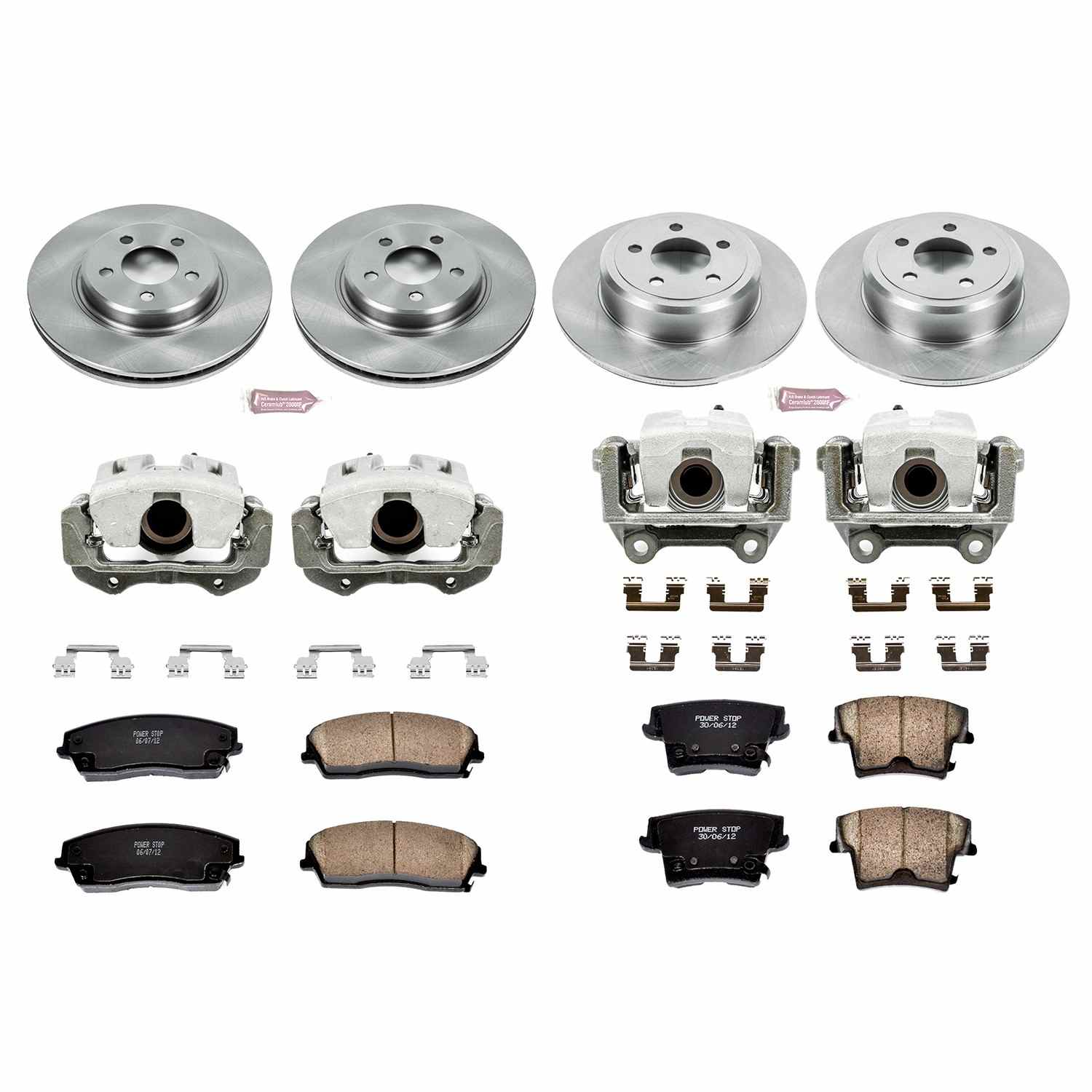 Power Stop 05-19 Chrysler 300 Front & Rear Autospecialty Brake Kit w/Calipers