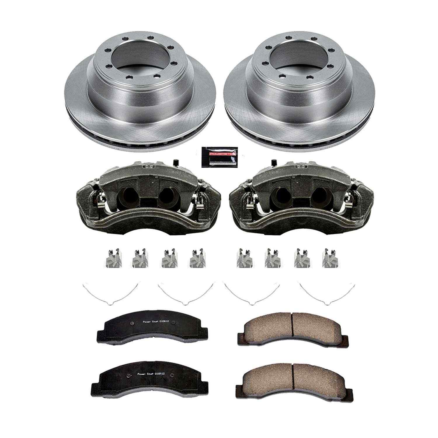 Power Stop 00-04 Ford F-350 Super Duty Rear Autospecialty Kit w/Cals