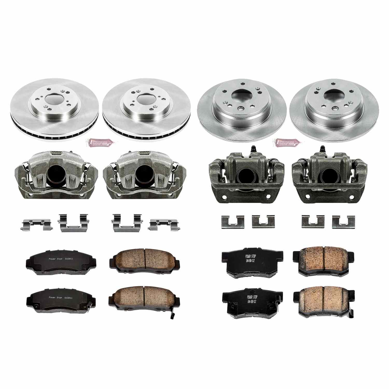 Power Stop 99-03 Acura TL Front & Rear Autospecialty Brake Kit w/Calipers
