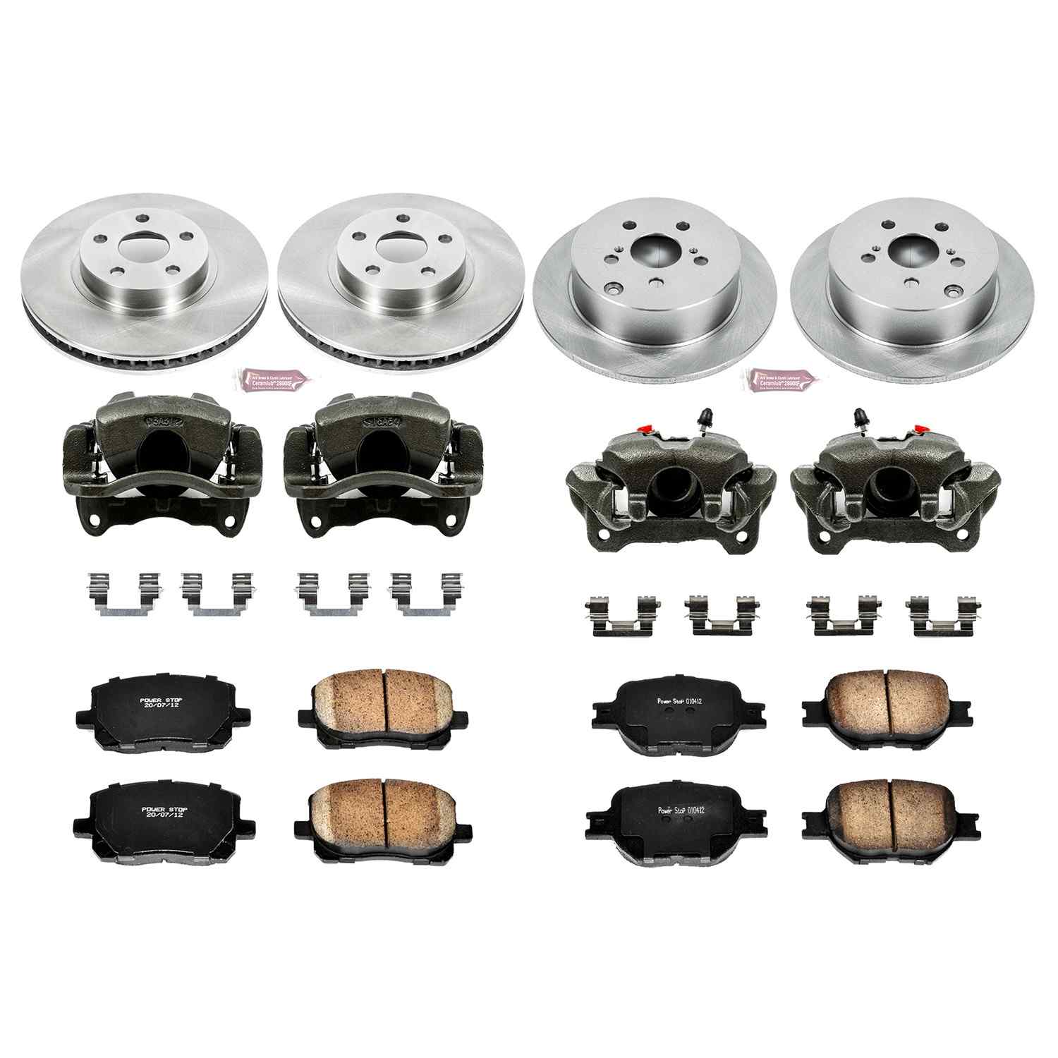 Power Stop 05-10 Scion tC Front & Rear Autospecialty Brake Kit w/Calipers